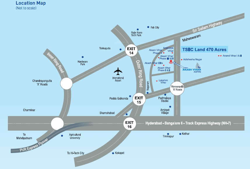 akash-vihar-apartments Location Plan