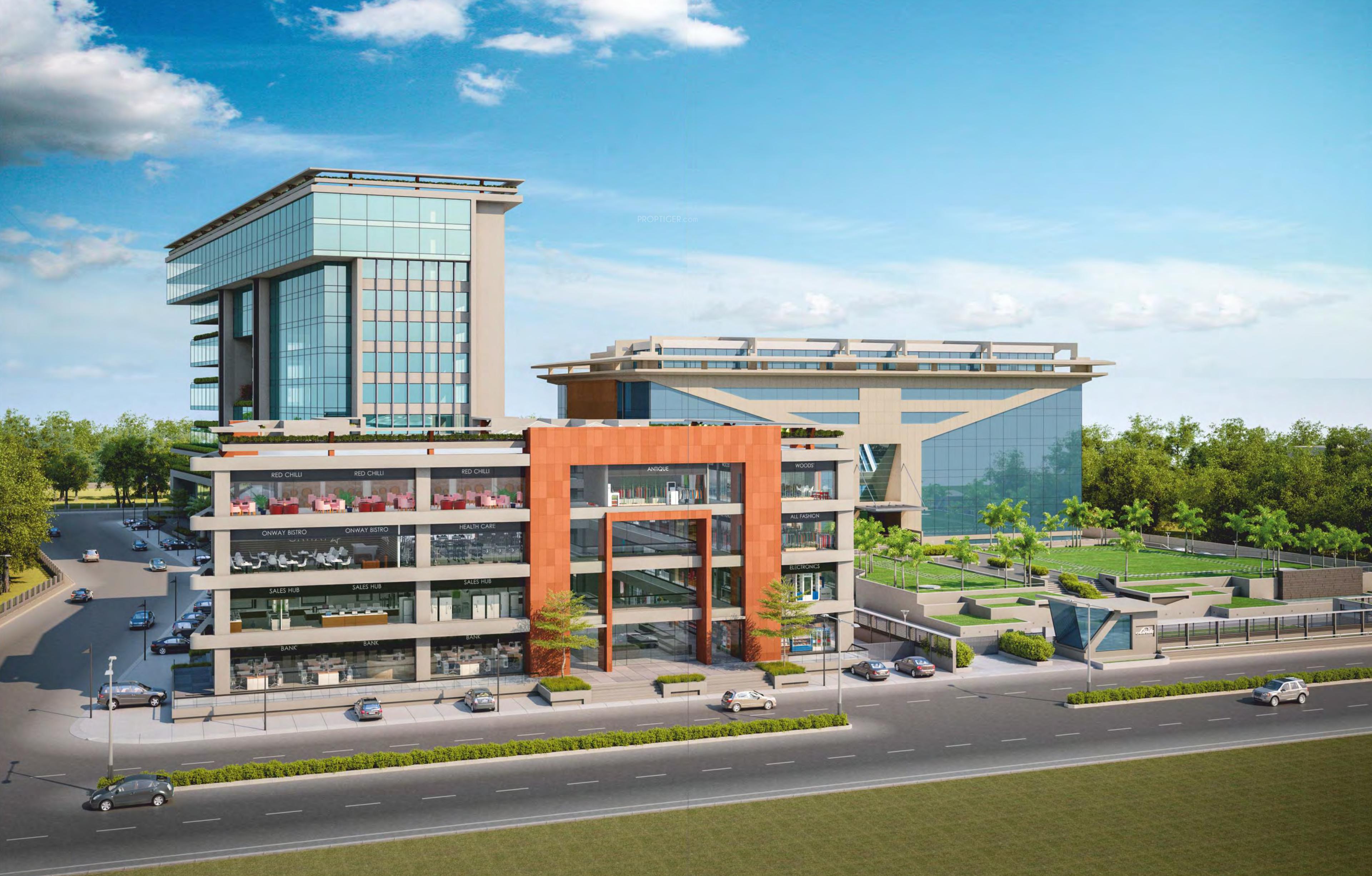 corporate-park Elevation