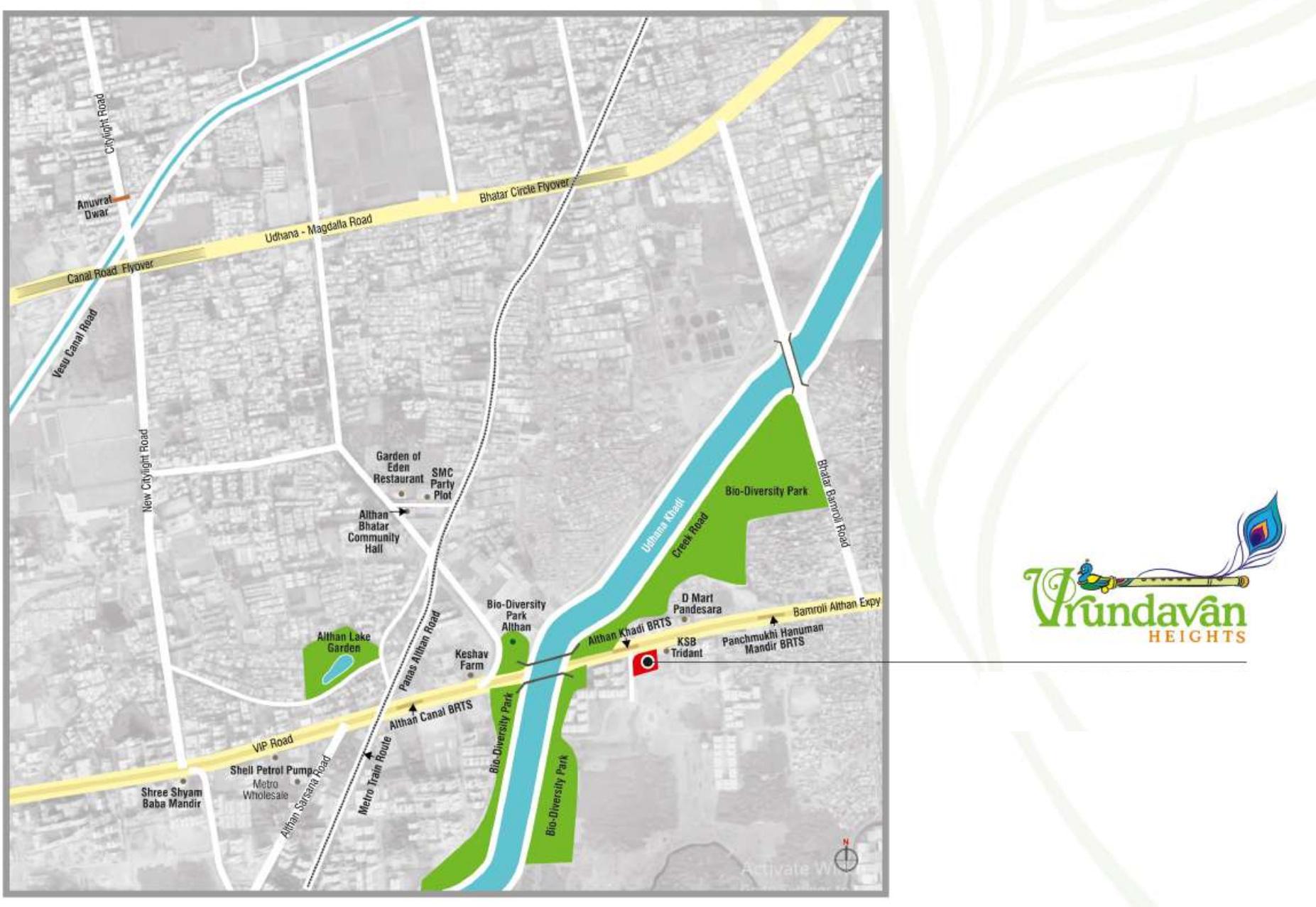 vrundavan-heights Location Plan