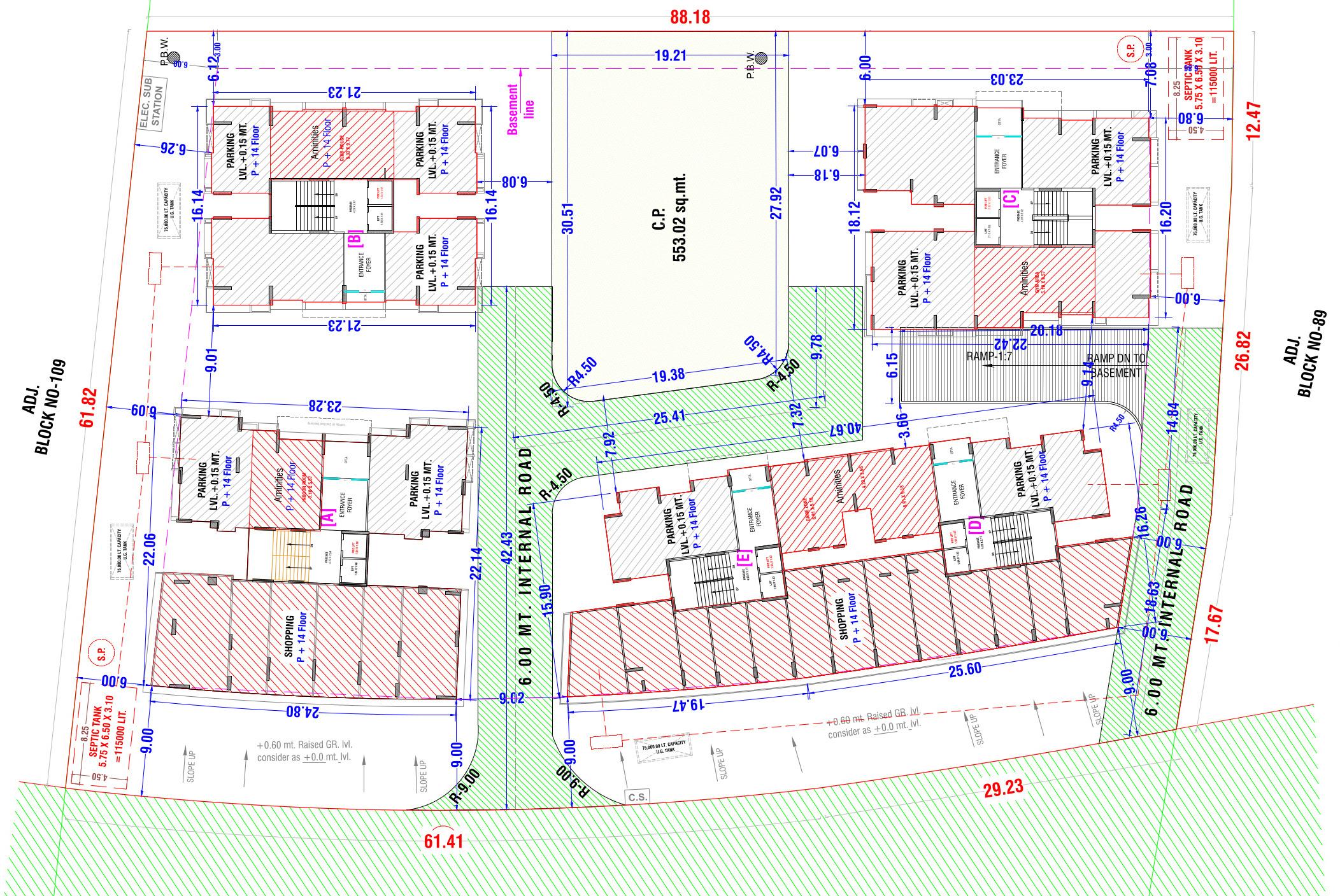 raj-luxuria Layout Plan
