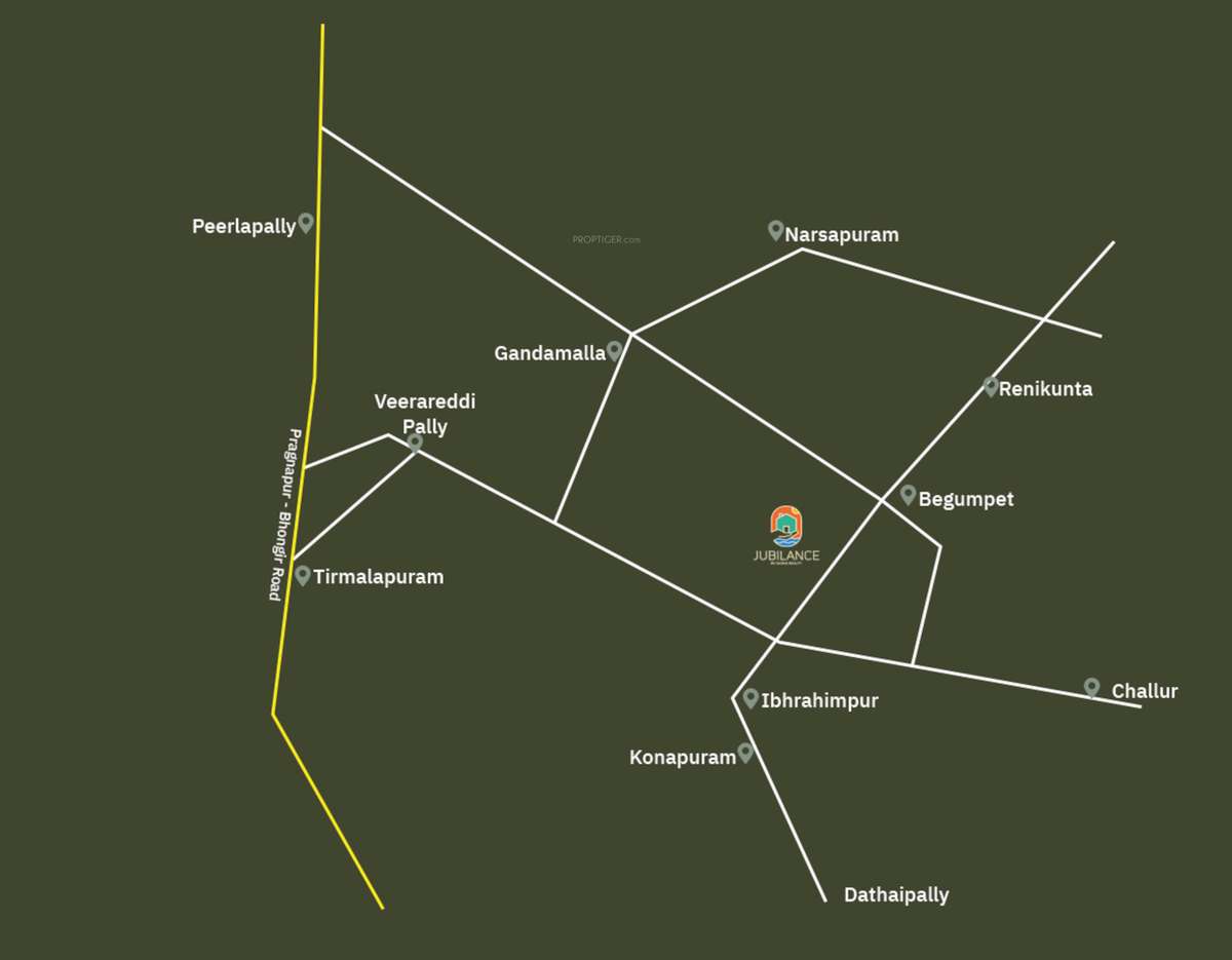 jubilance Location Plan
