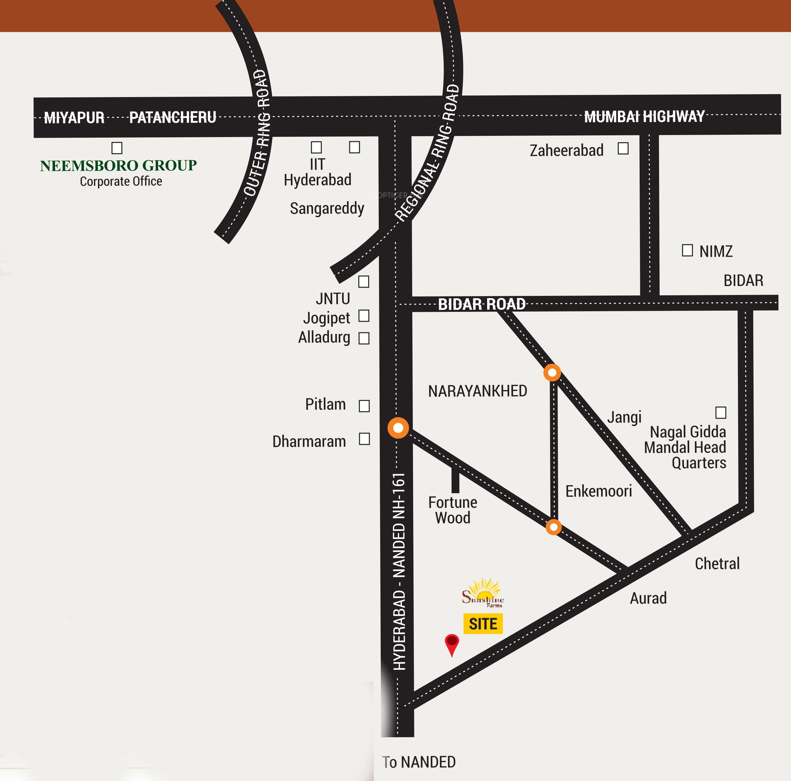 sunshine-farms-phase-1 Location Plan