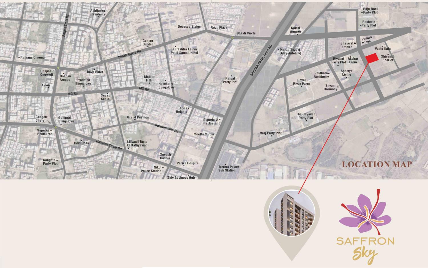sky Location Plan