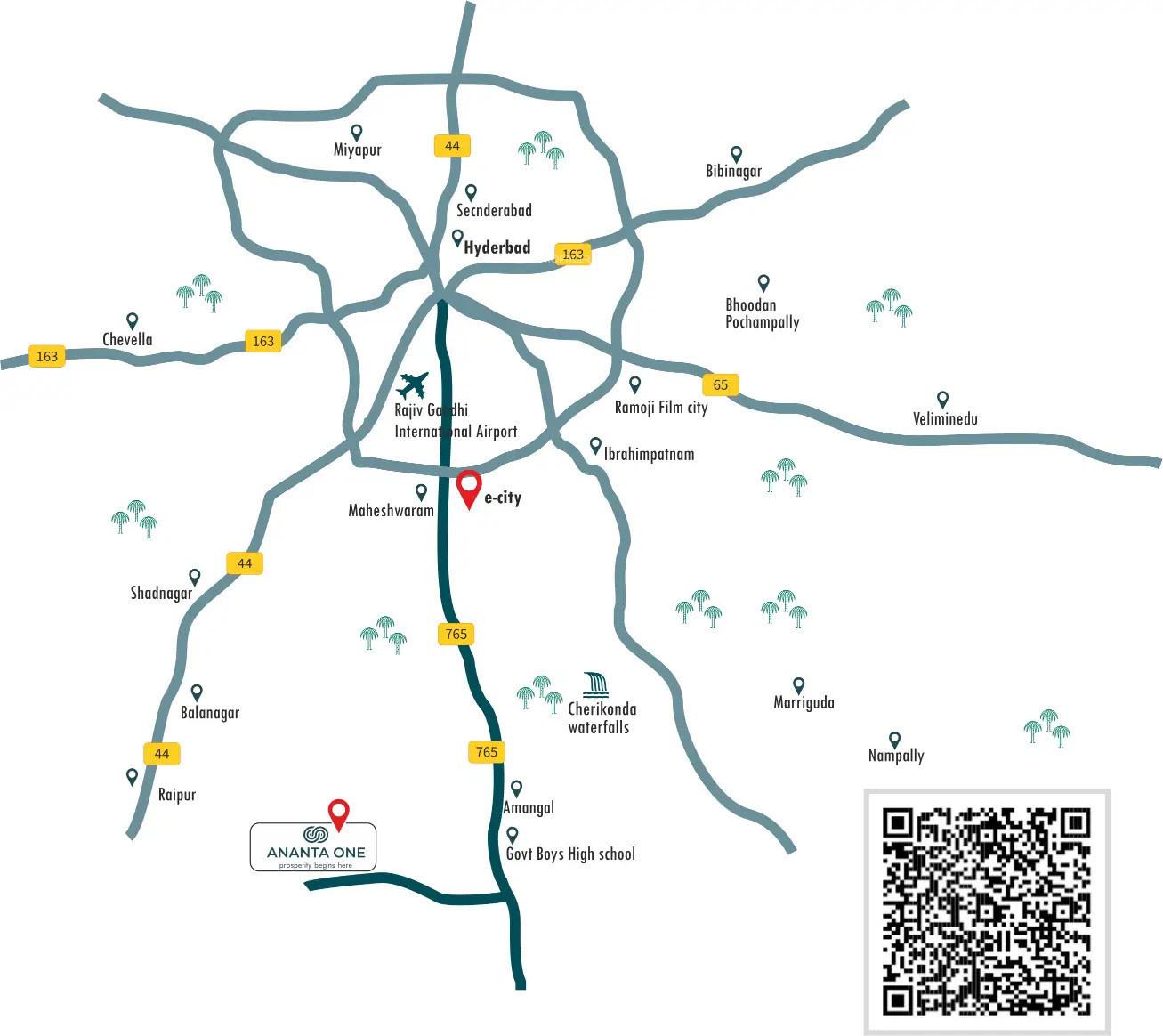 ananta-one Location Plan