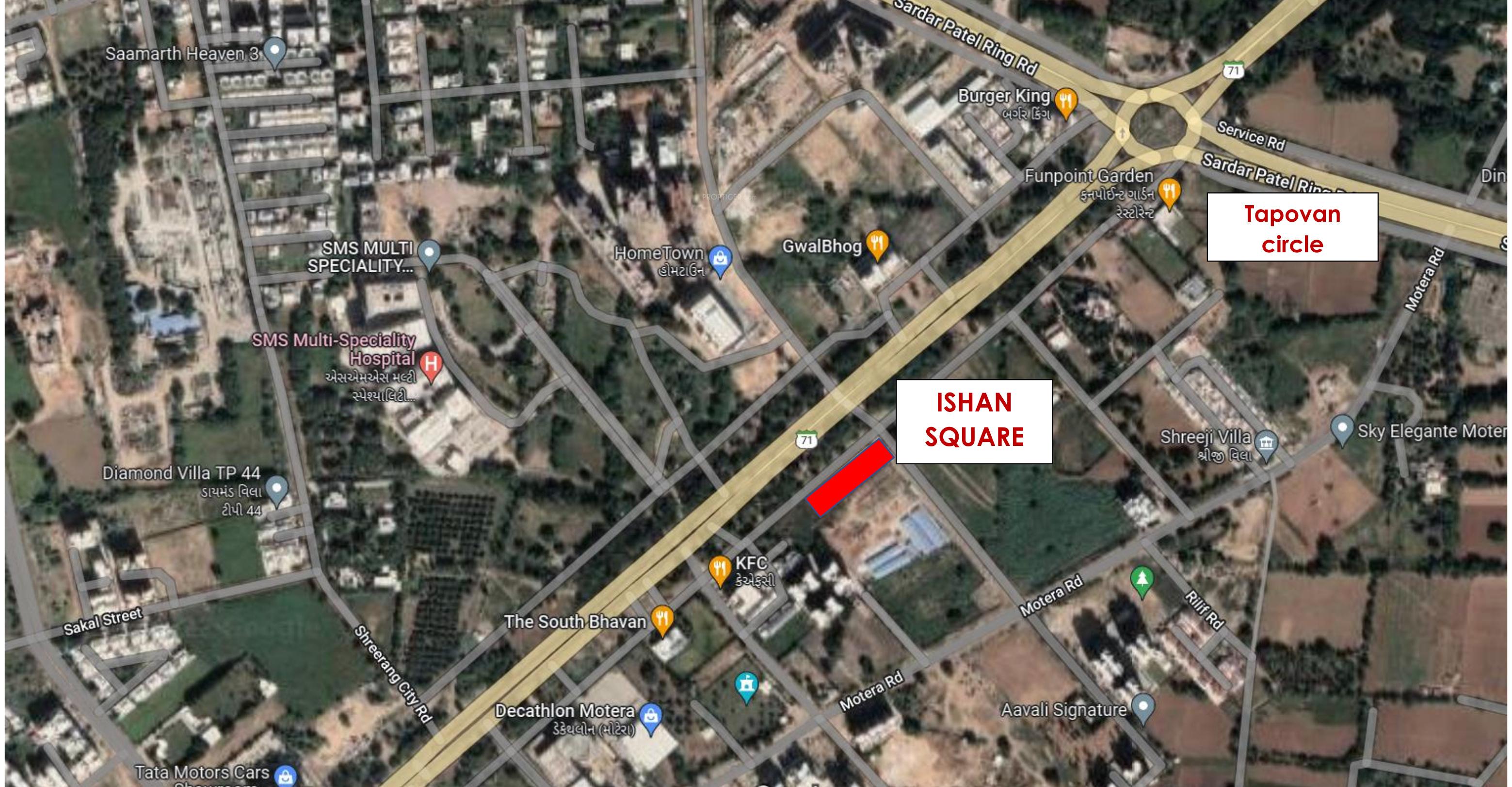 ishan-square Location Plan