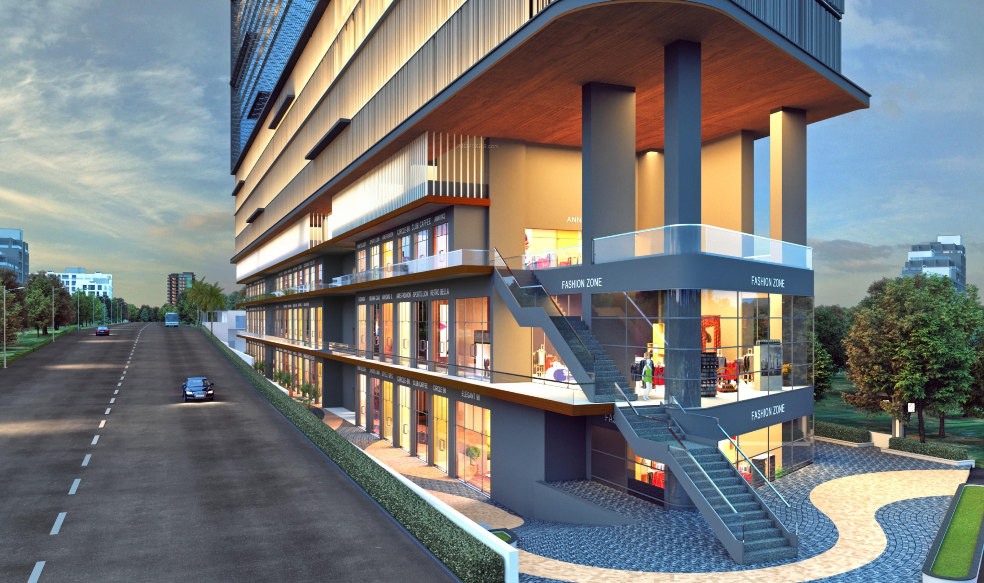 one-place-baner-phase-iii Elevation