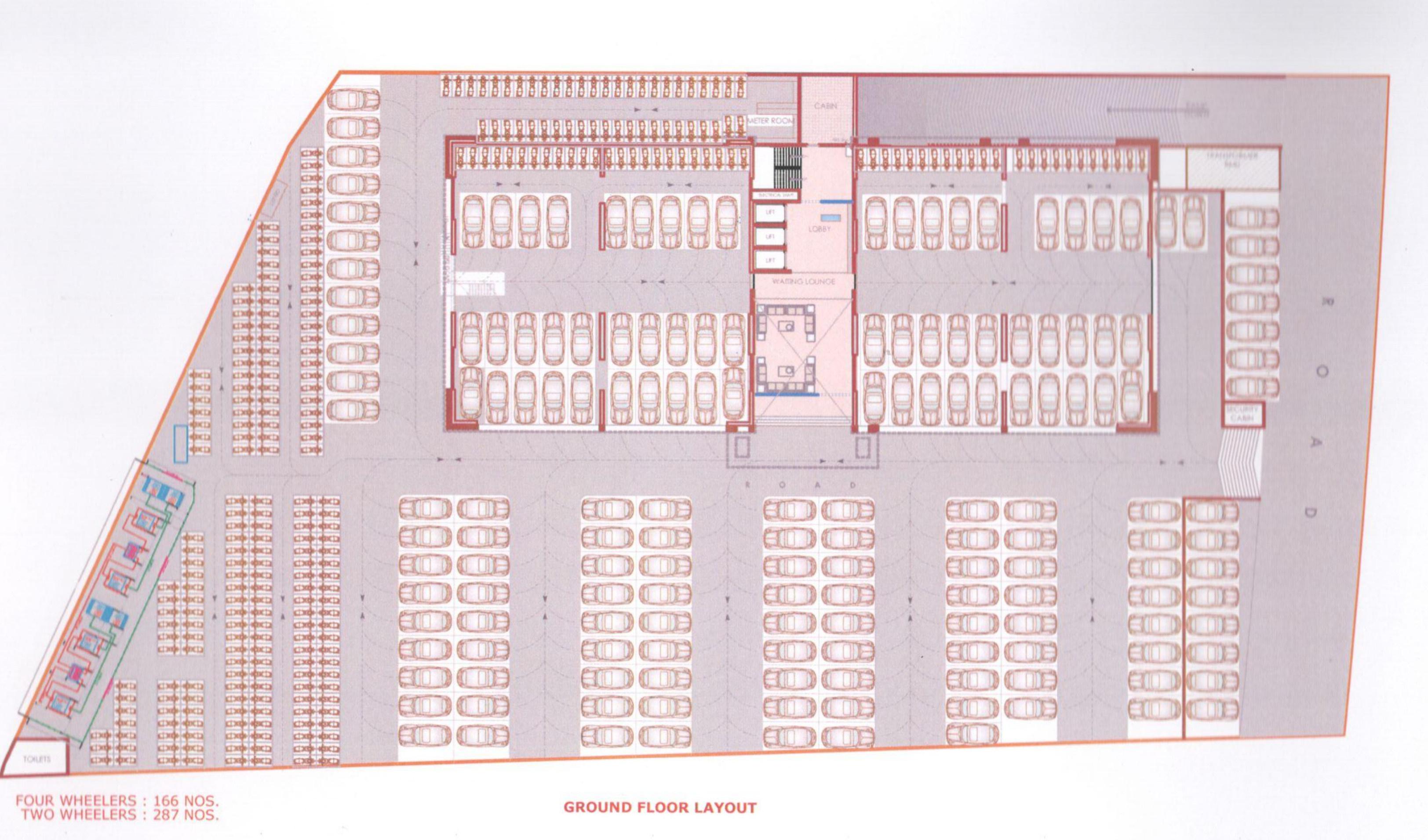 block-d-notus-it-park Block D Notus It Park Ground Floor Cluster Plan