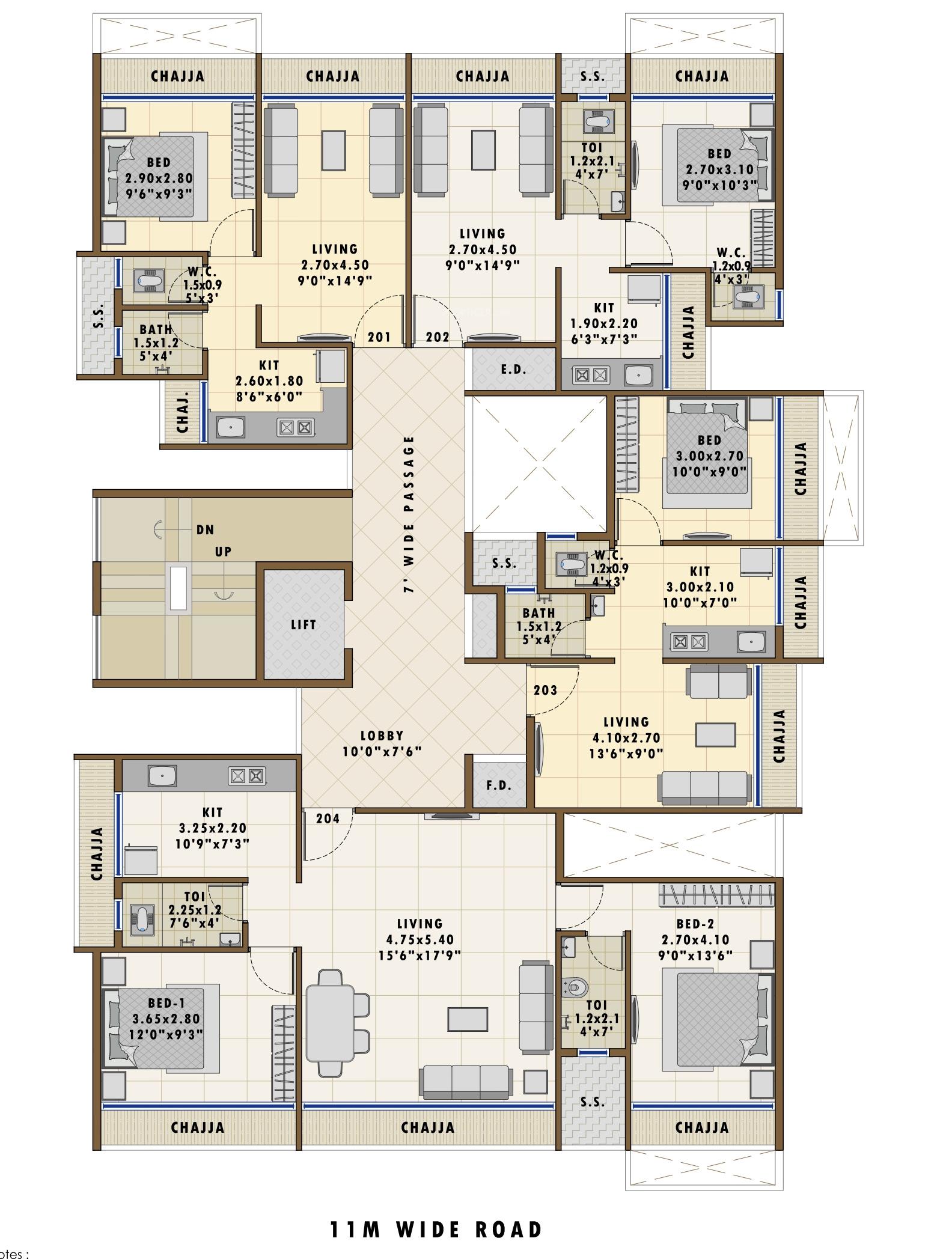 plaza Kuber Plaza Cluster Plan