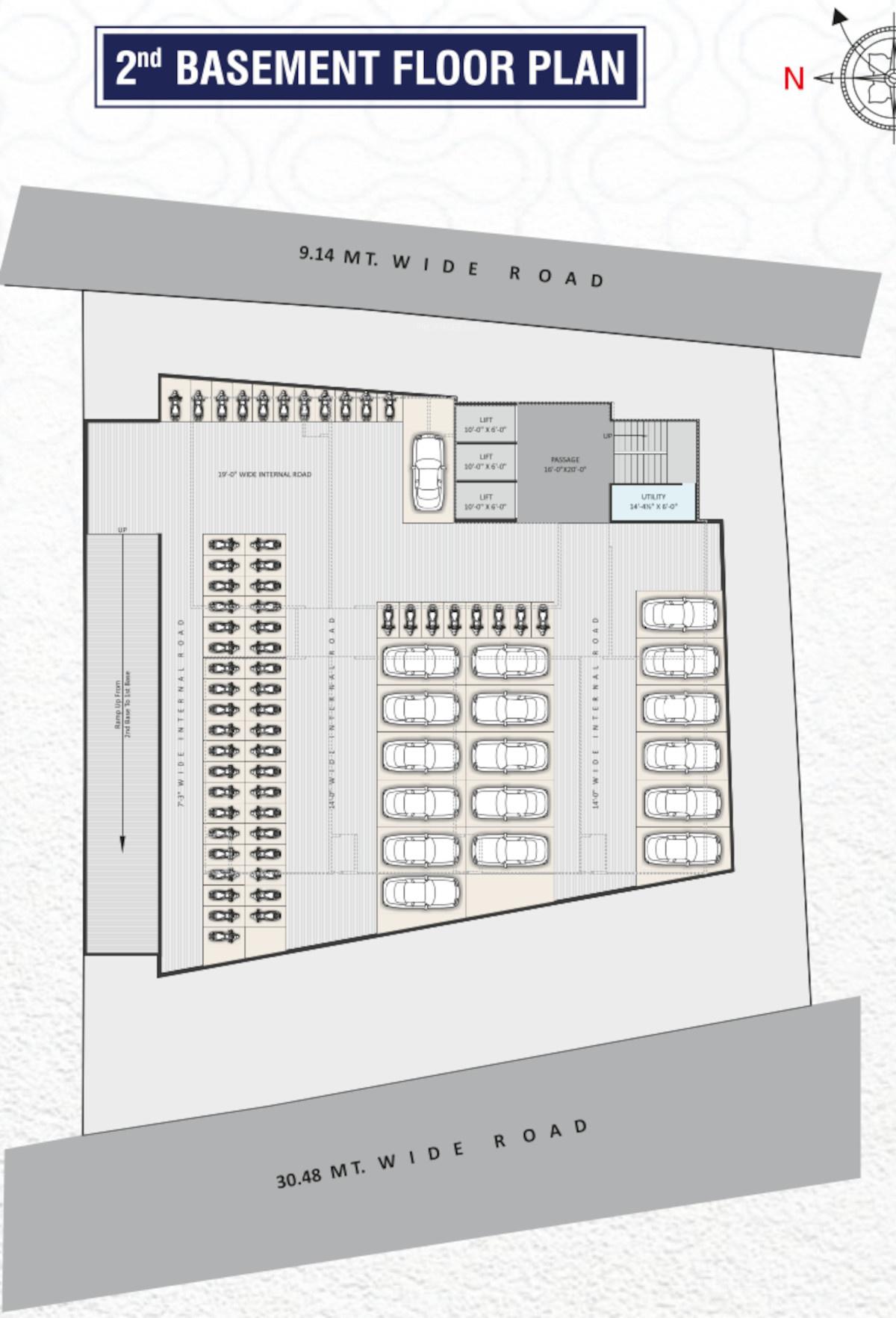 trade-center 1 Basement 2 Cluster Plan