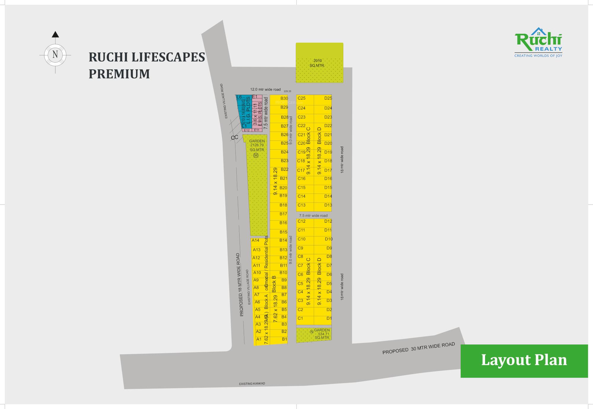 ruchi-lifescapes-premium Layout Plan