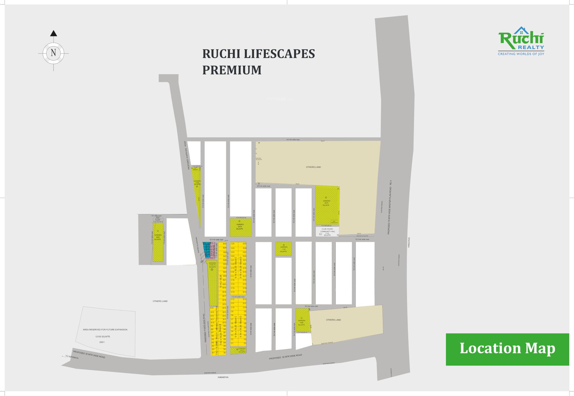 ruchi-lifescapes-premium Location Plan