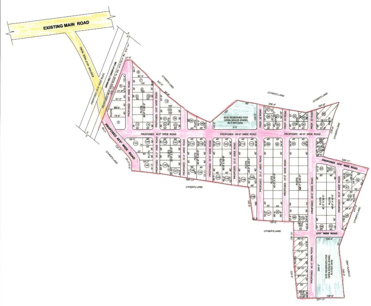 golden-city-phase-i Layout Plan