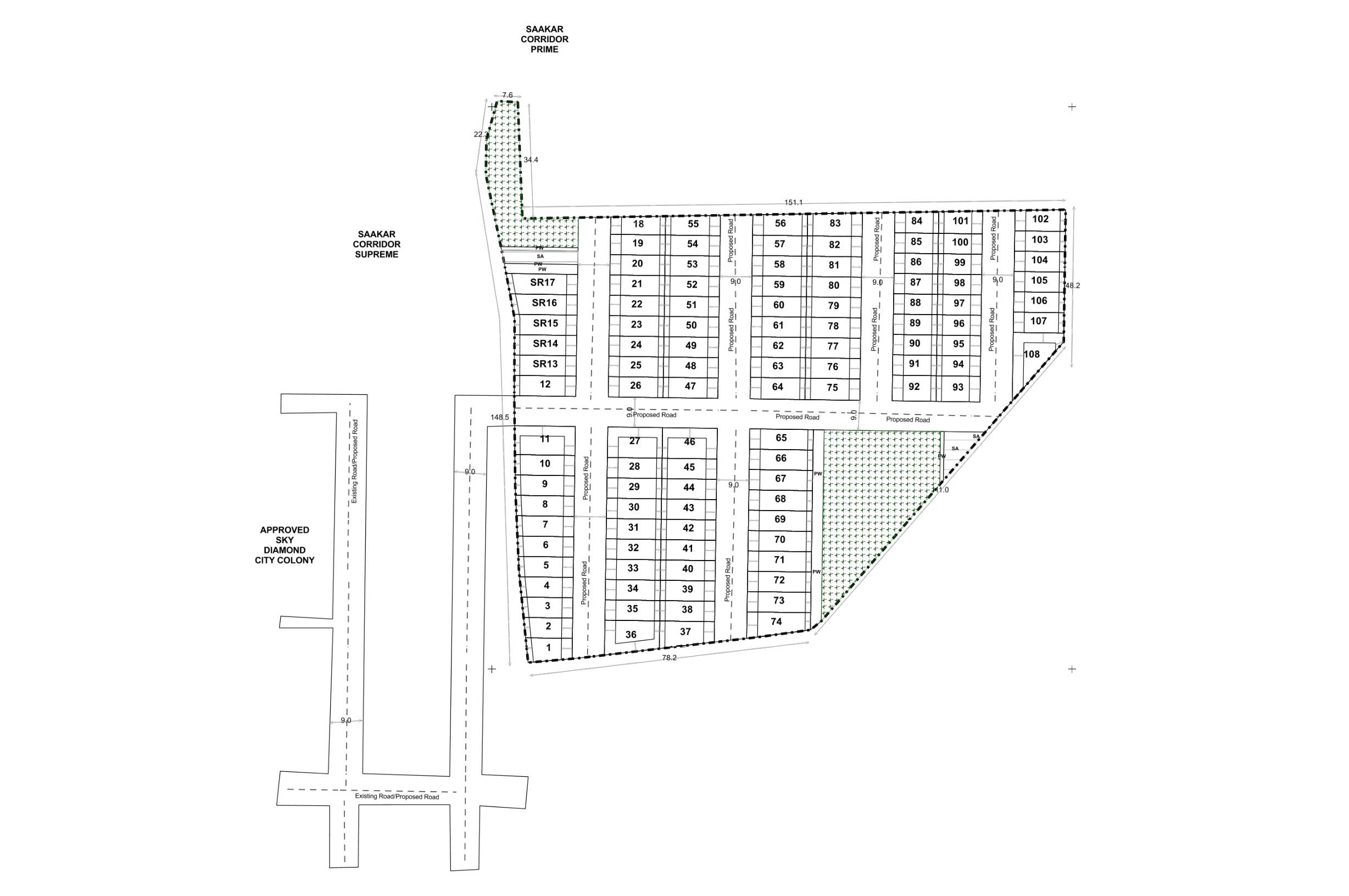sky-platinum-nx-city Layout Plan