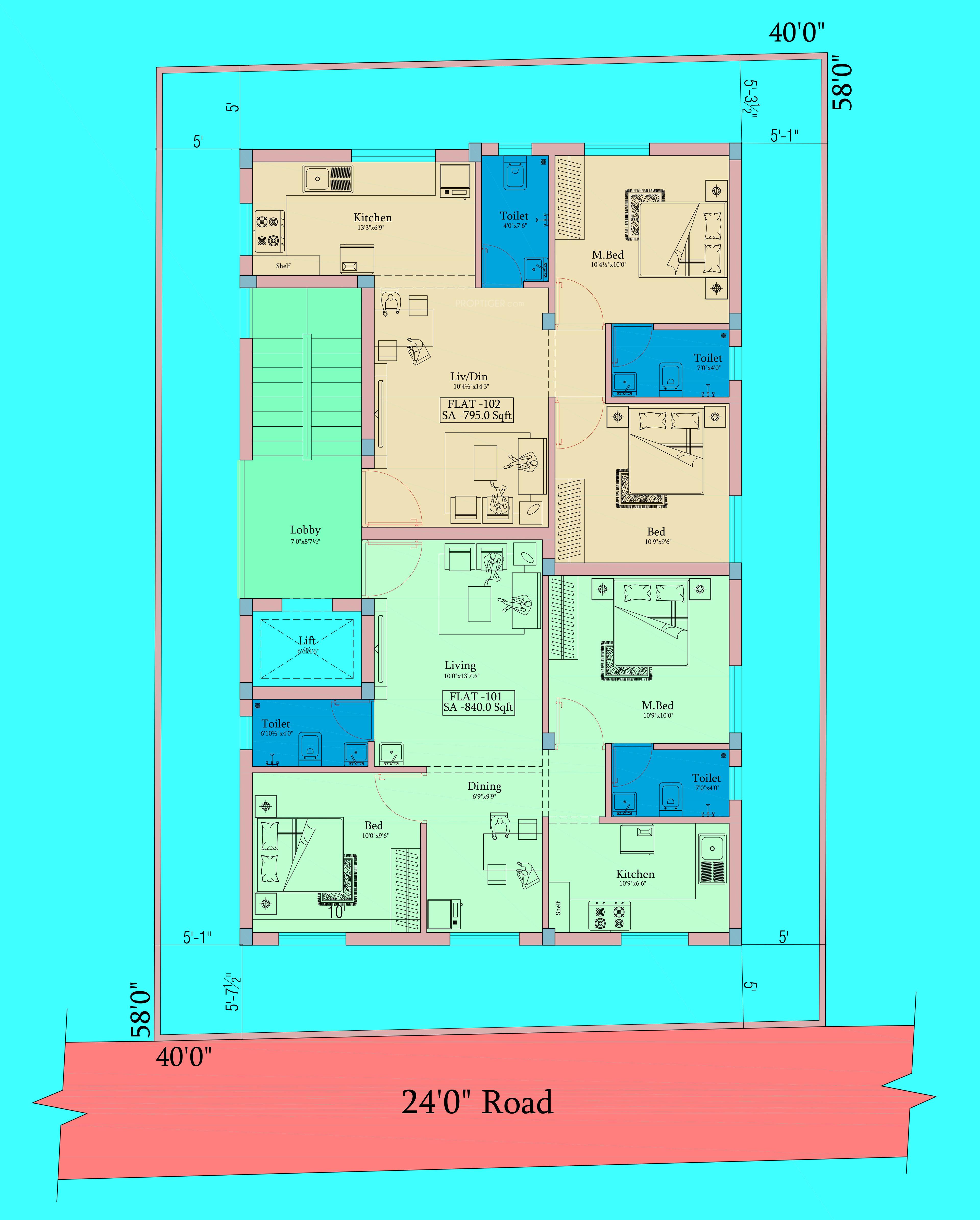 ms-swastika MS Swastika Cluster Plan For 1st Floor