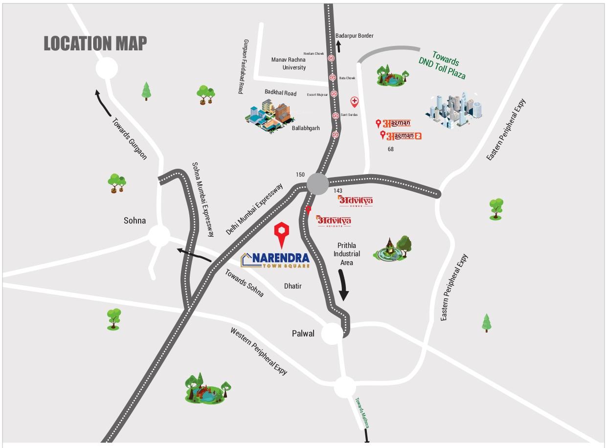 town-square Location Plan