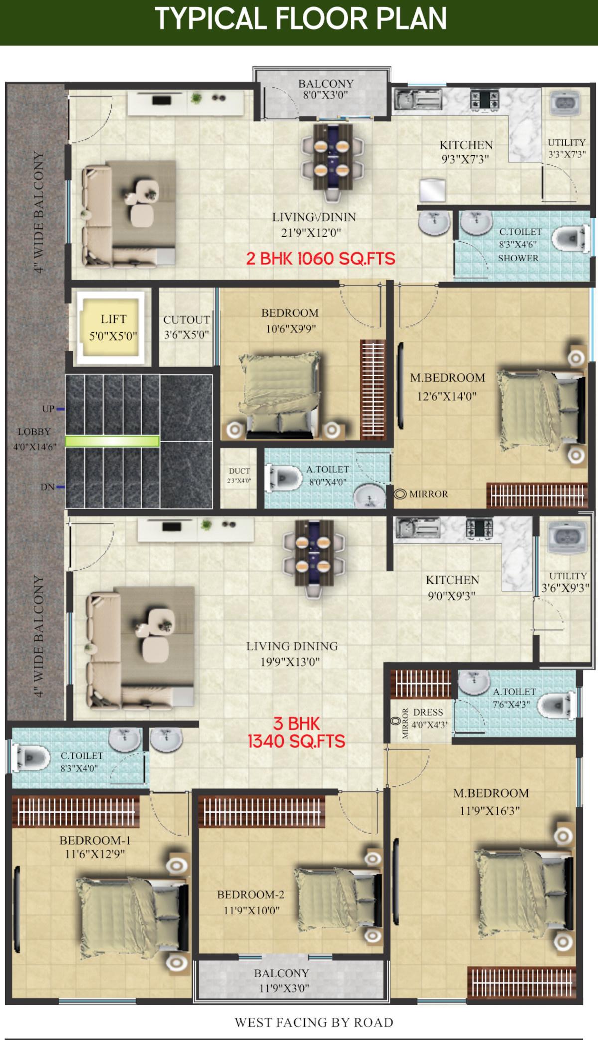 prime-nest Prime Nest Typical Cluster Plan