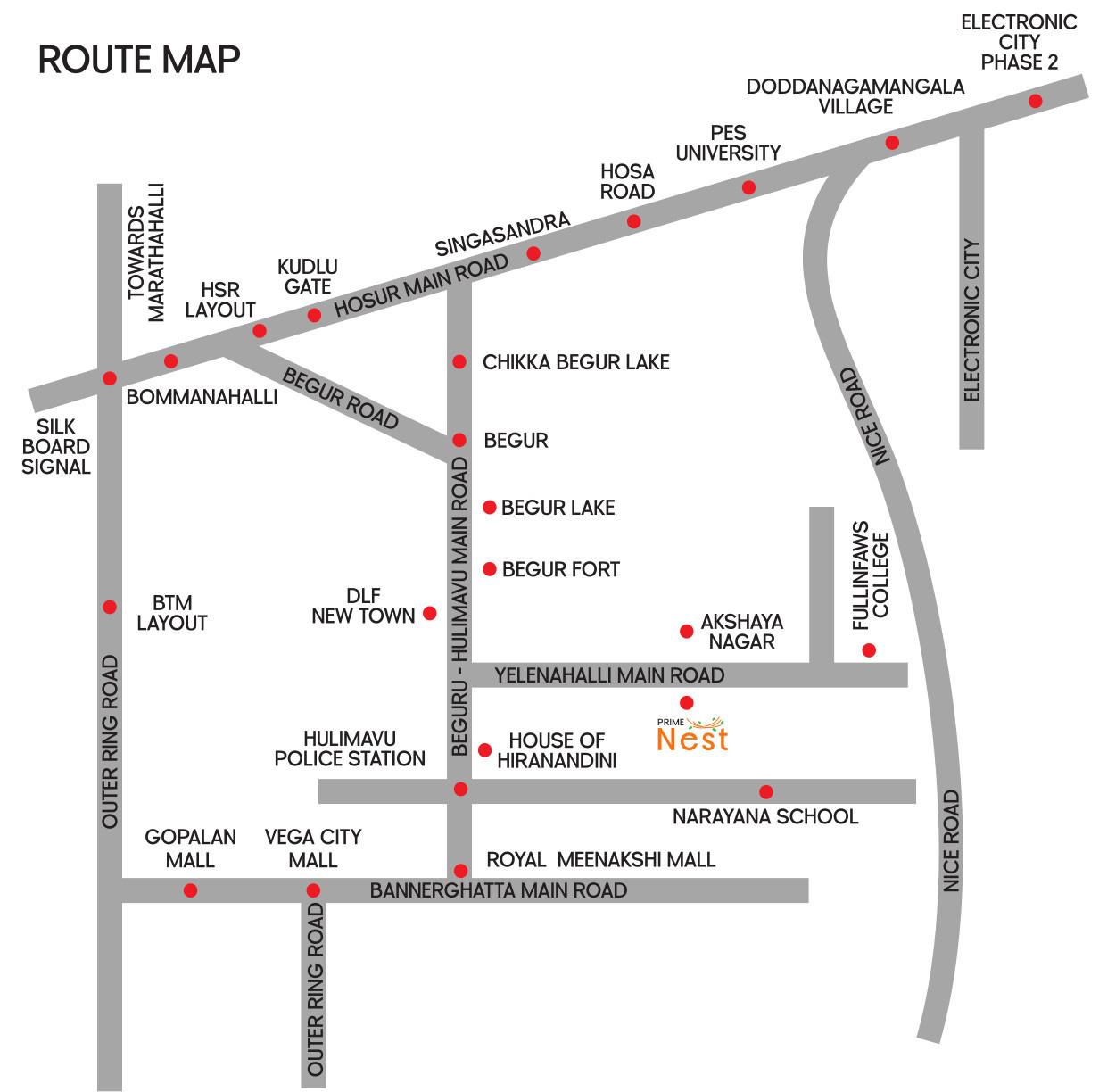prime-nest Location Plan
