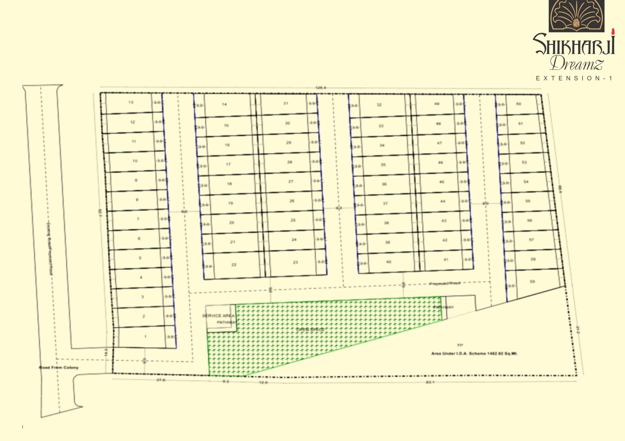 shikharji-dreamz-extension-1 Layout Plan