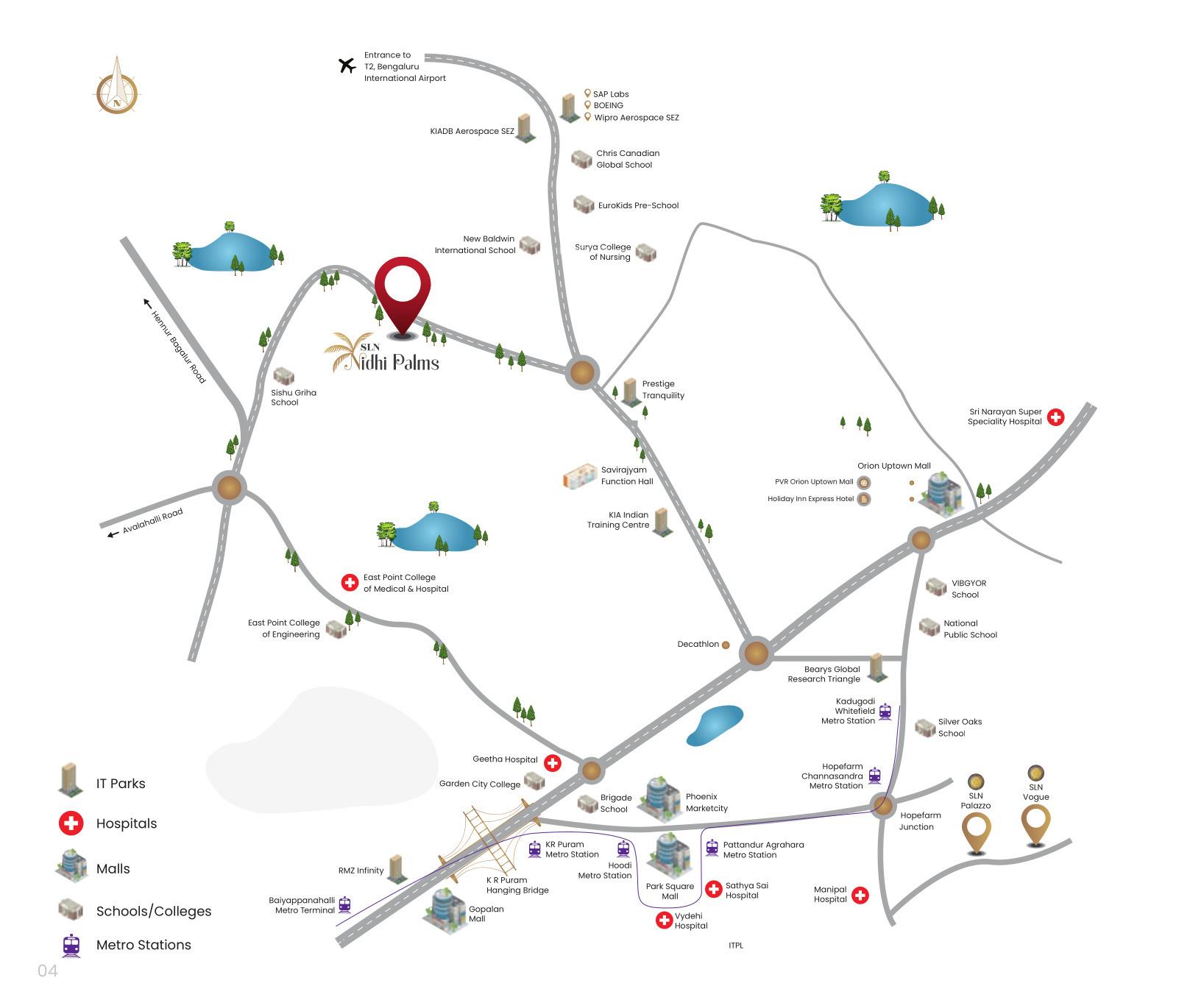 sln-nidhi-palms Location Plan