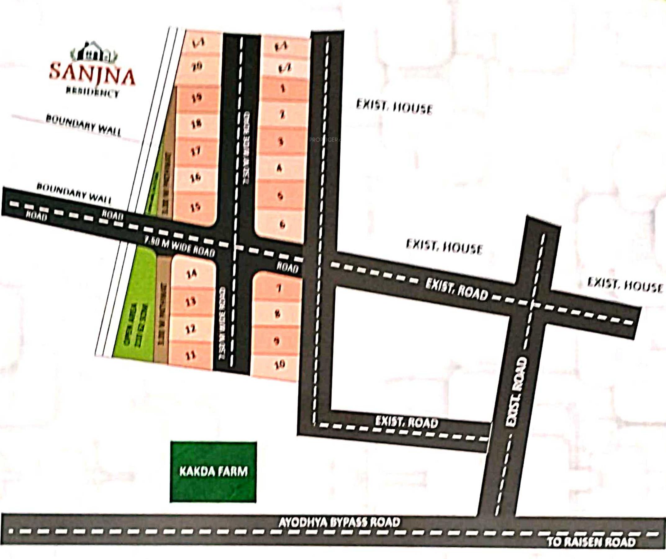 sanjana-residency Layout Plan