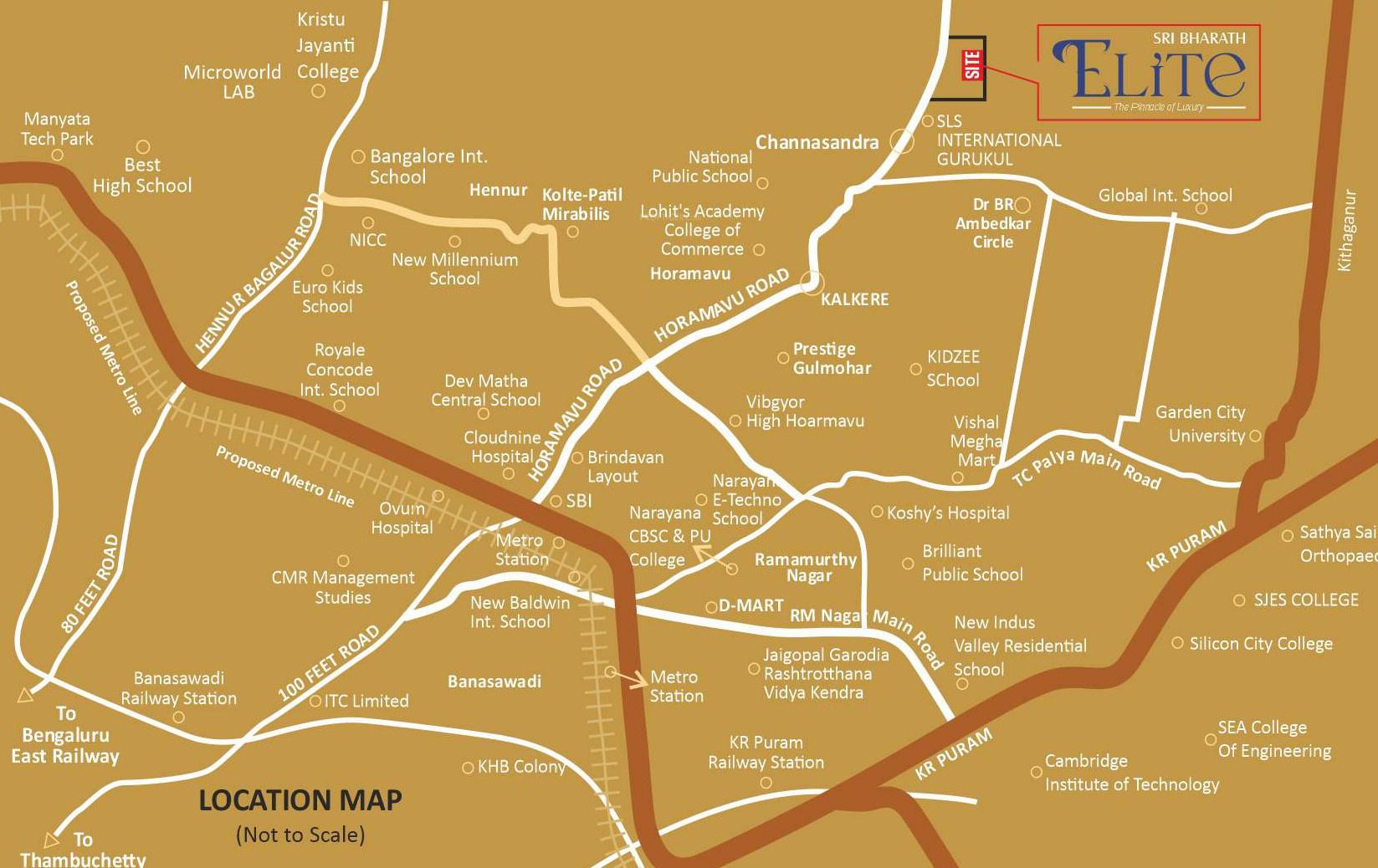 sri-bharath-elite Location Plan