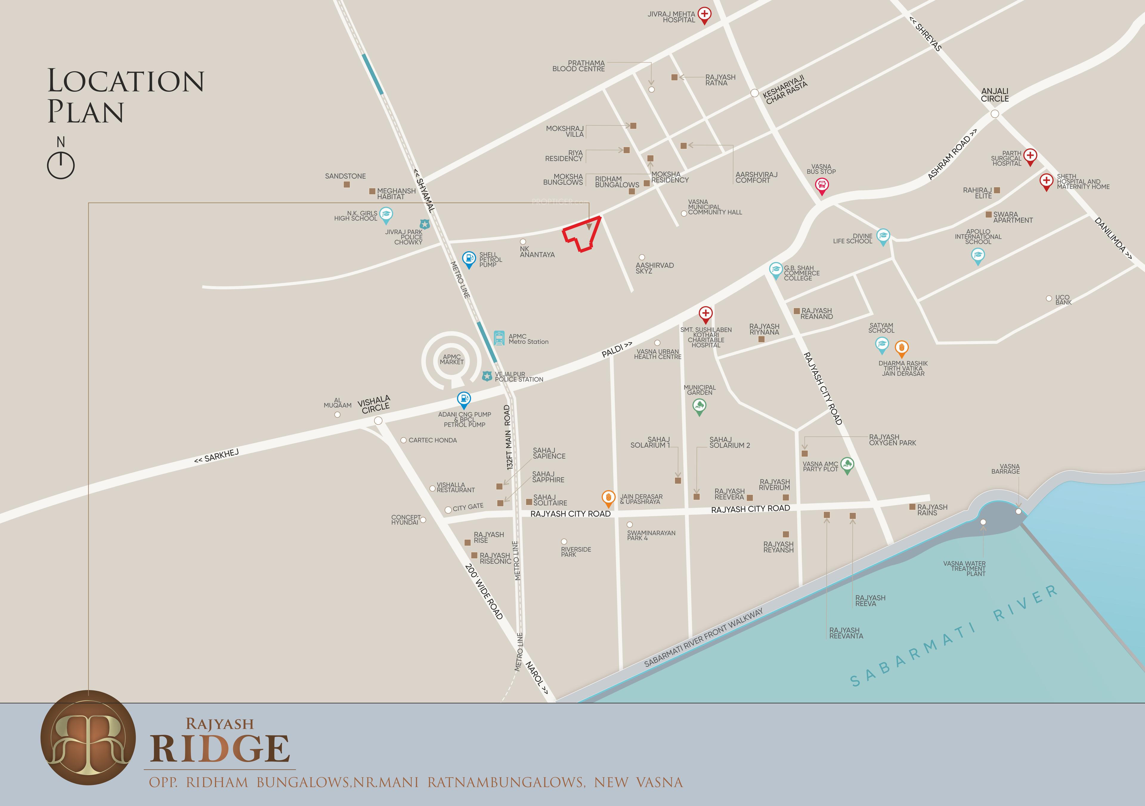 ridge Location Plan