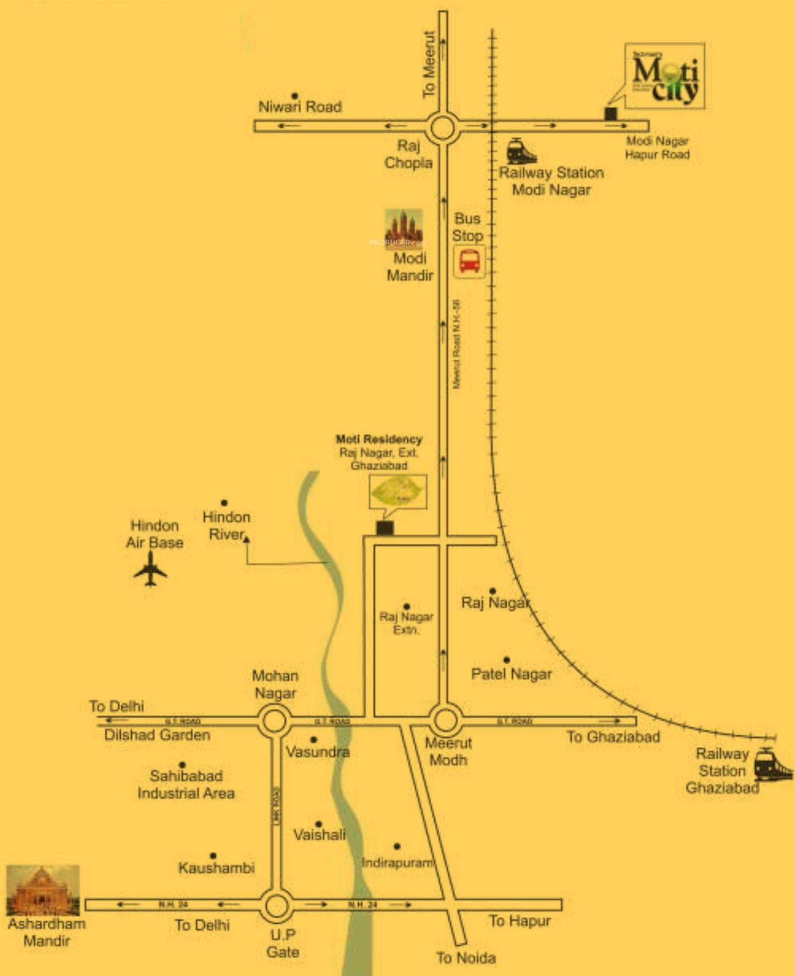 moti-city-phase-2 Location Plan