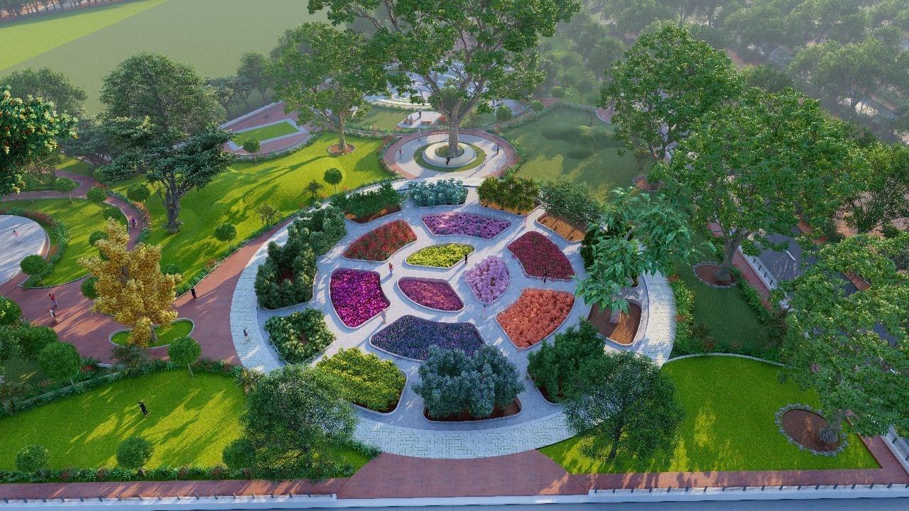 sreenidhi-neocity Landscape Garden and Tree Planting