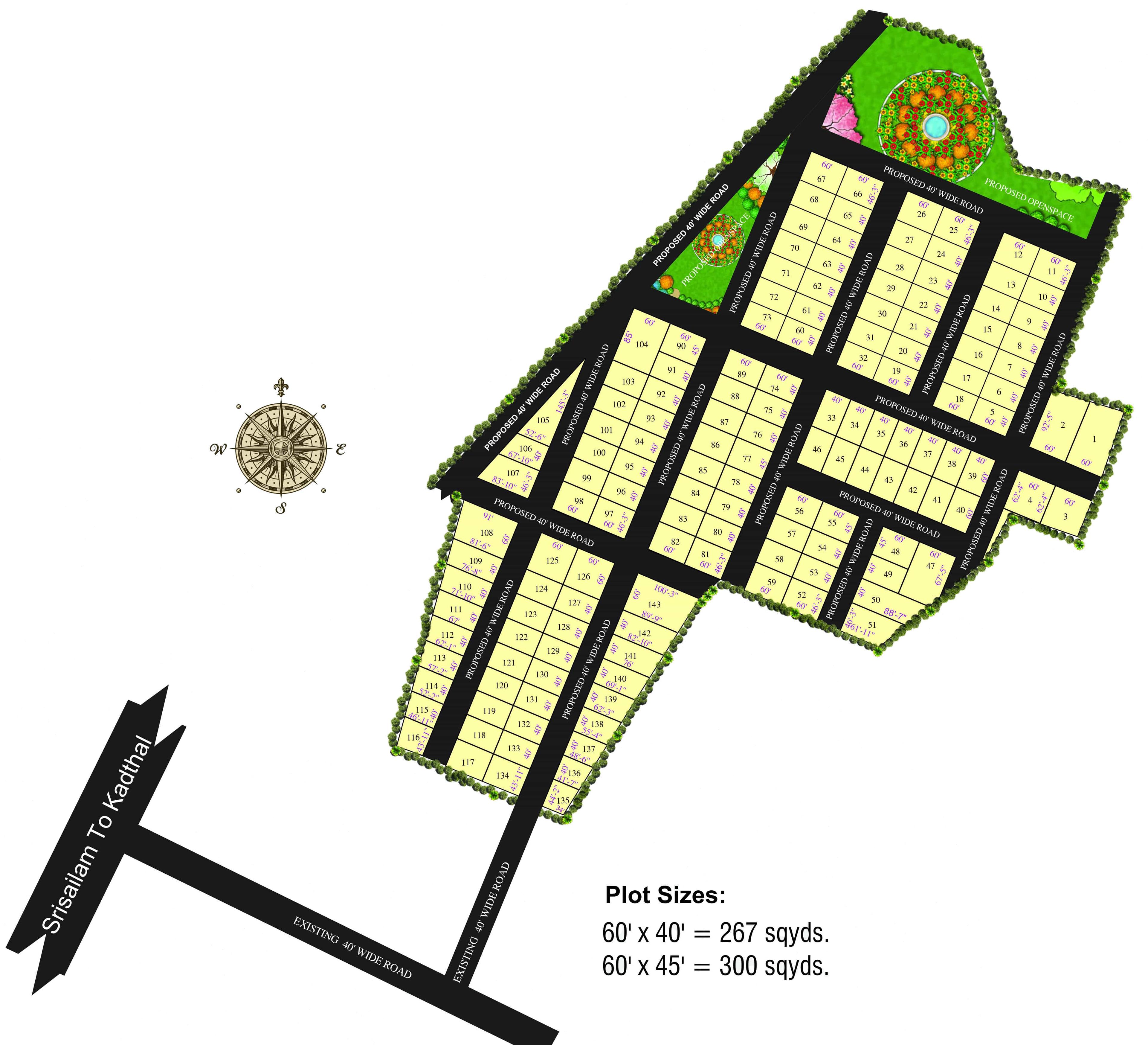 serene Layout Plan