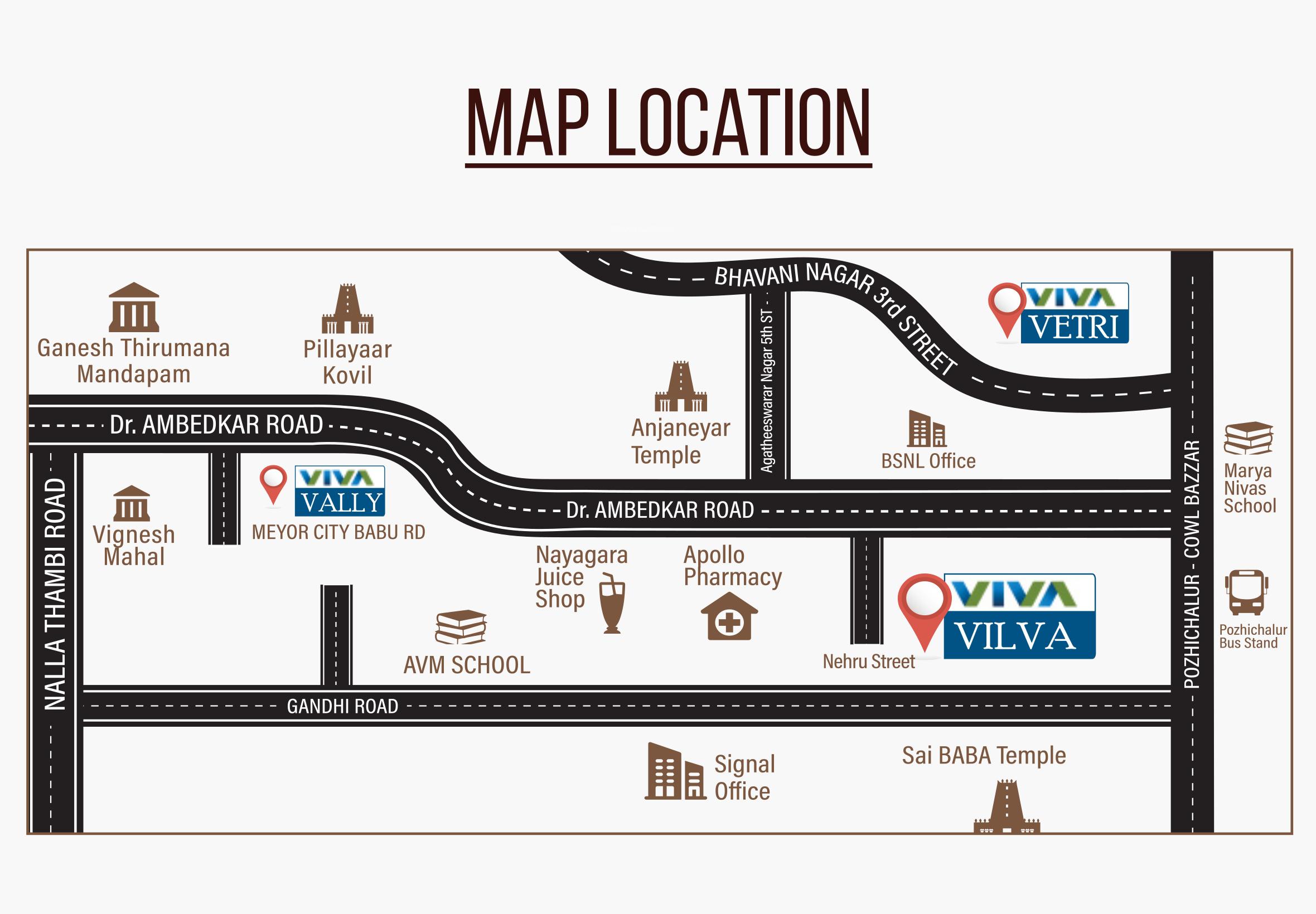 vilva Location Plan