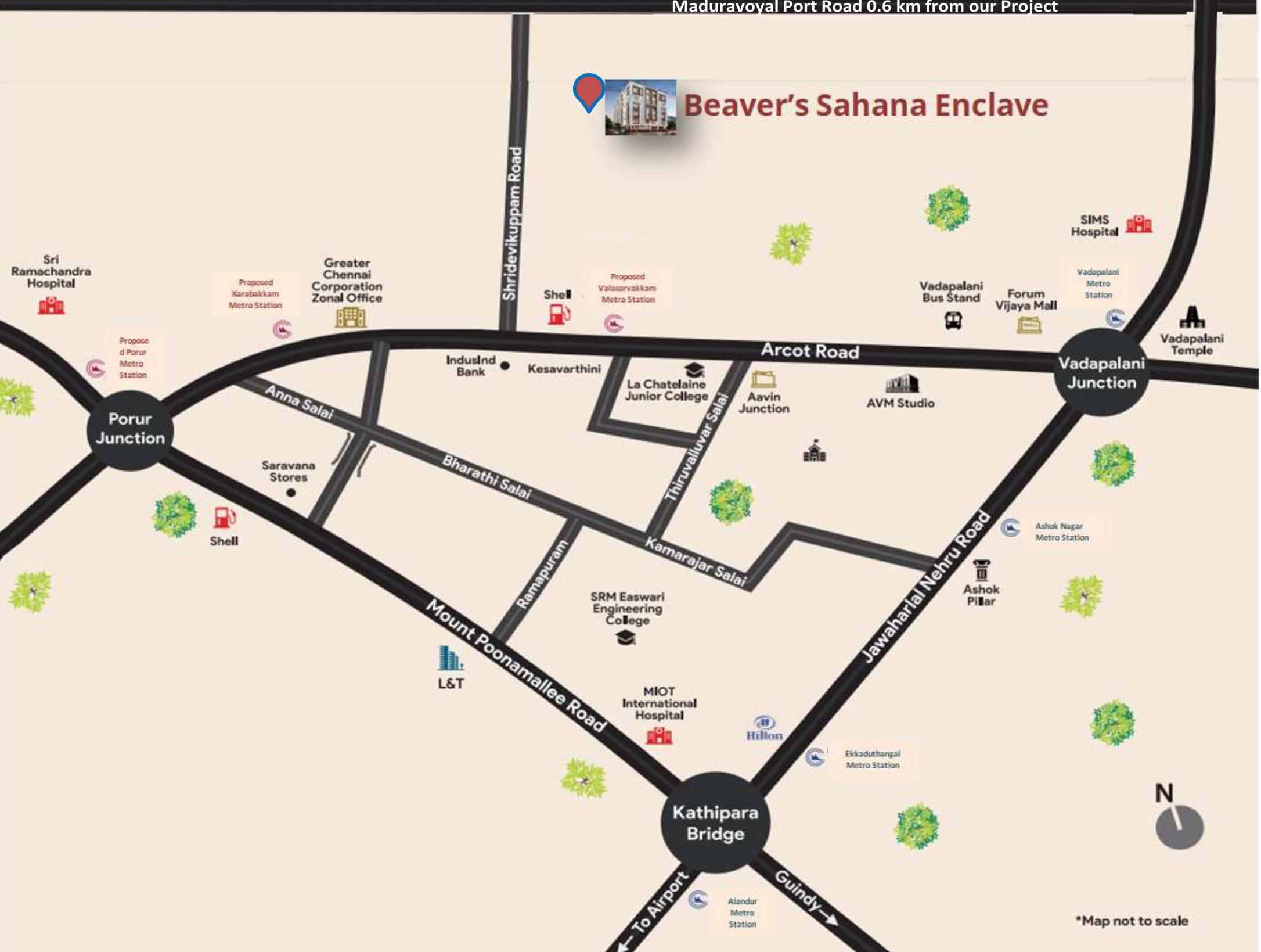 beavers-sahana Location Plan