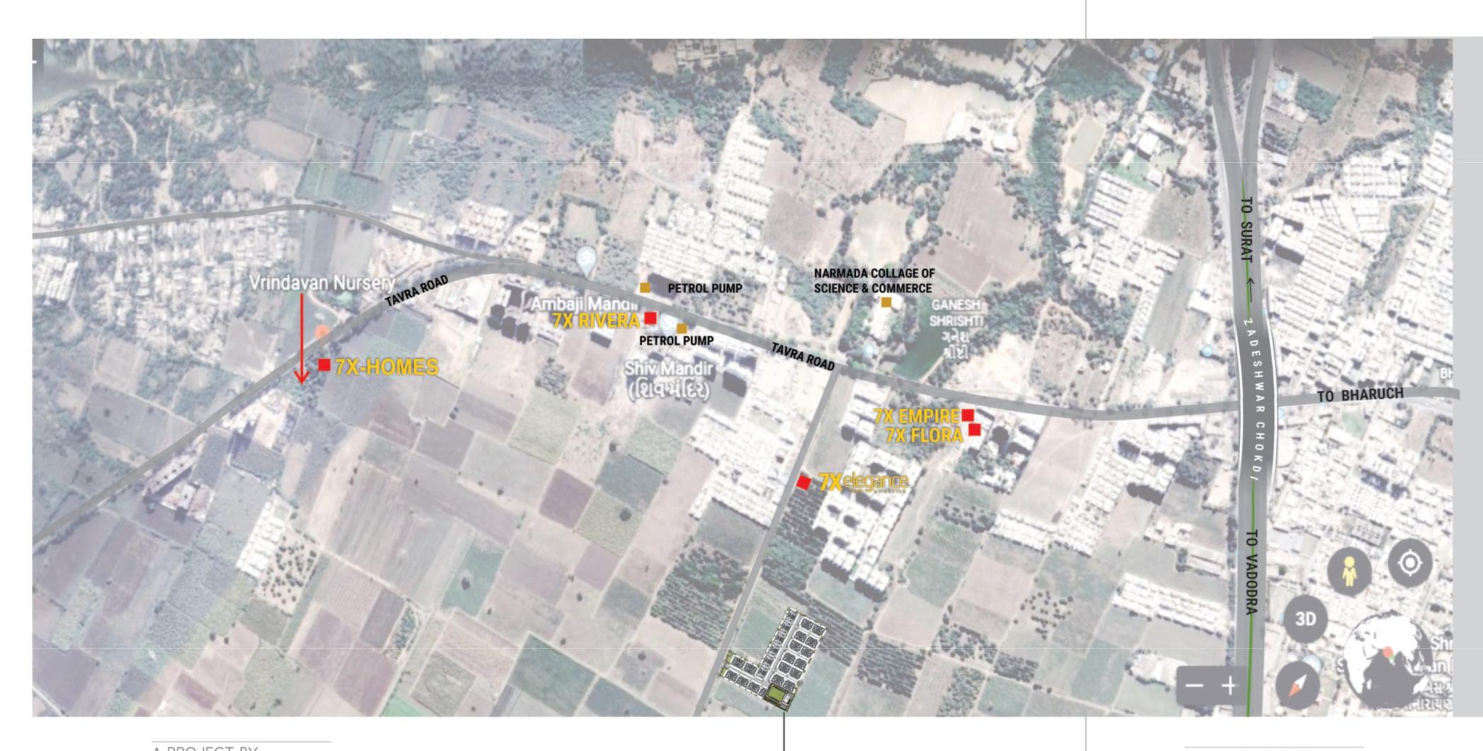 7x-sparsh-villa Location Plan
