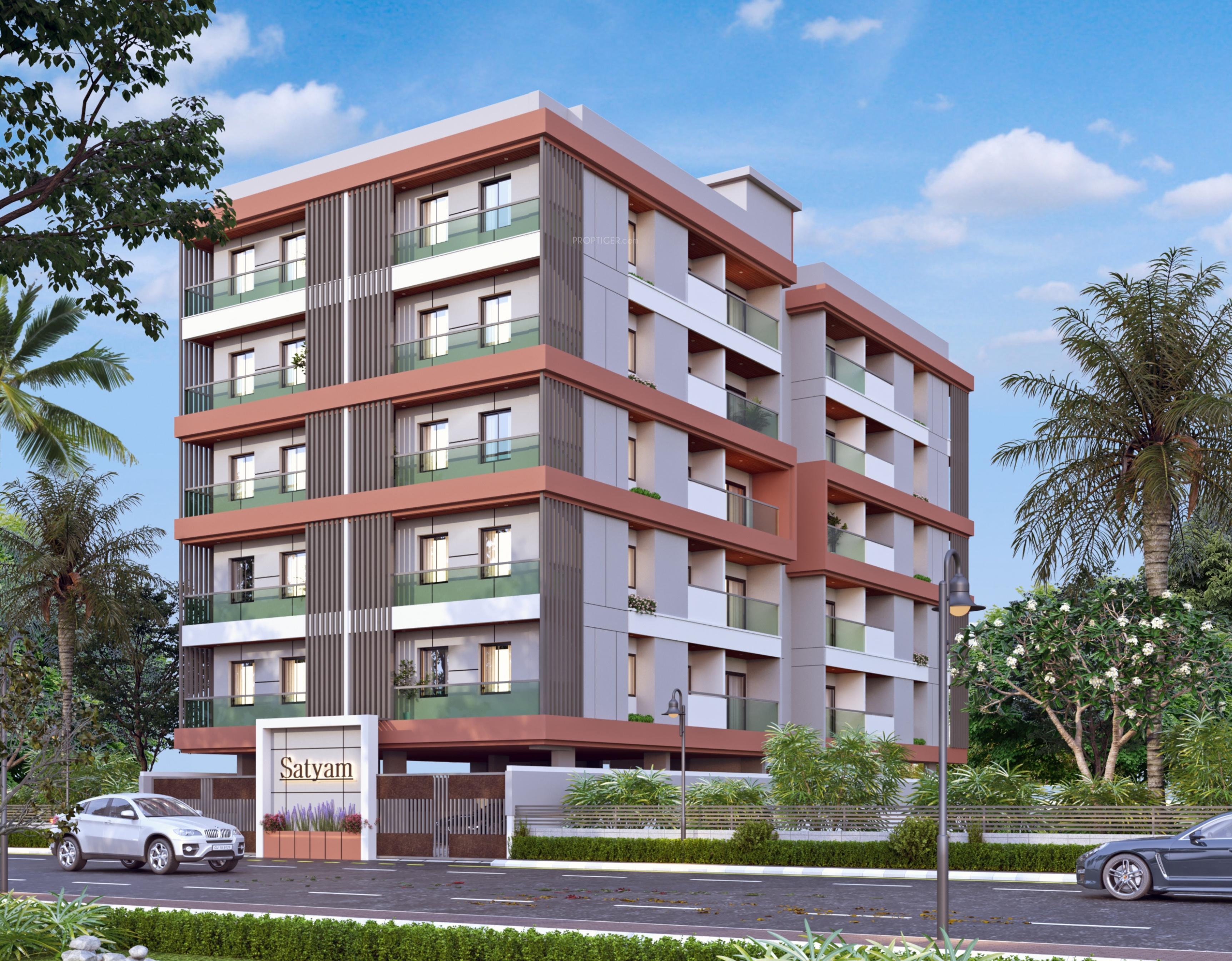 satyam-apartment Elevation