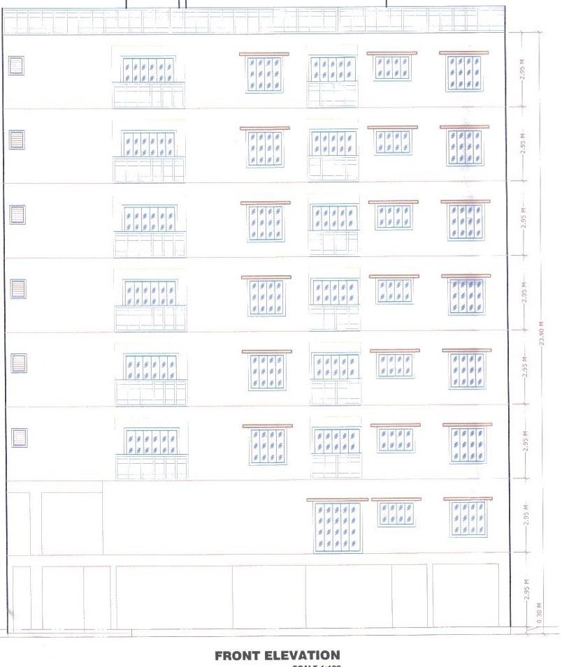 krishiv-tower Elevation