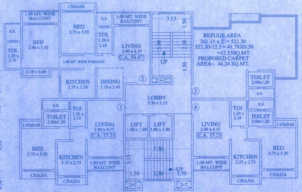 hiya-avenue Cluster Plan 8th, 13th Floor