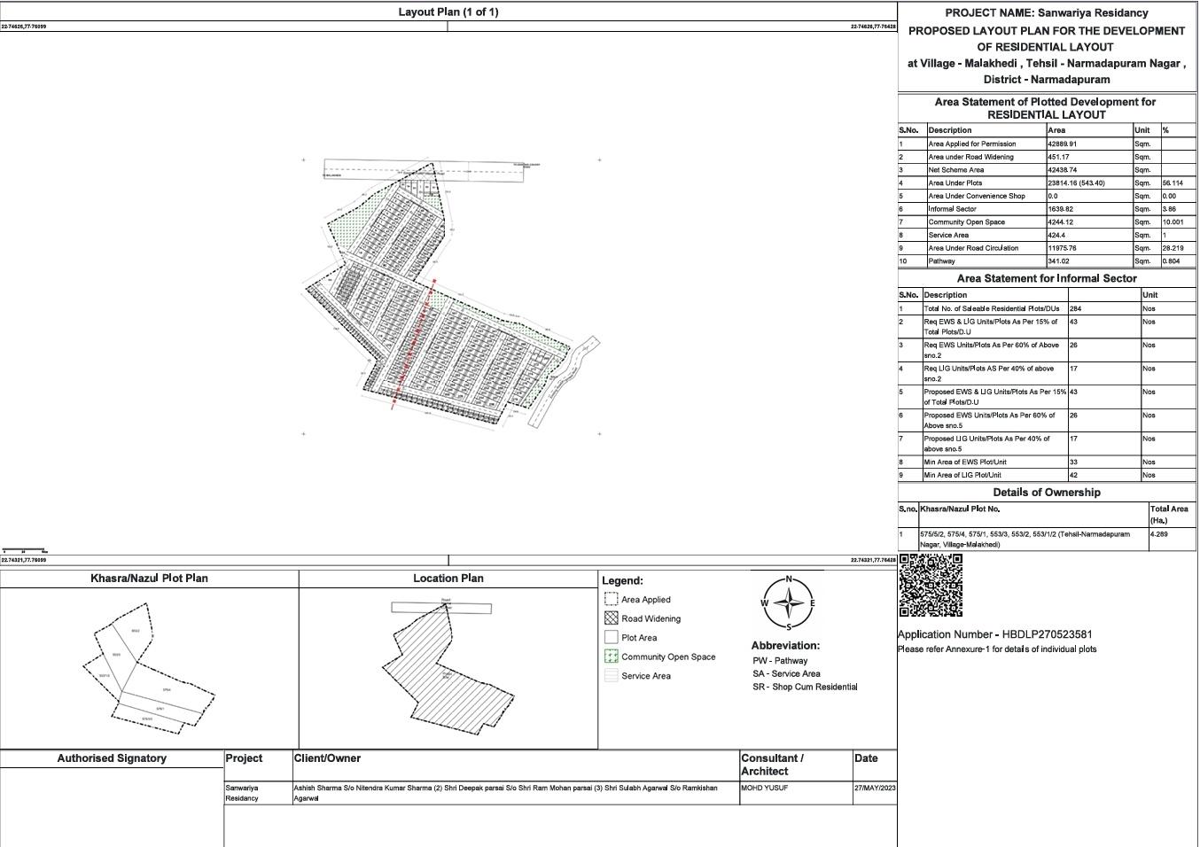 sanwariya-residancy Layout Plan