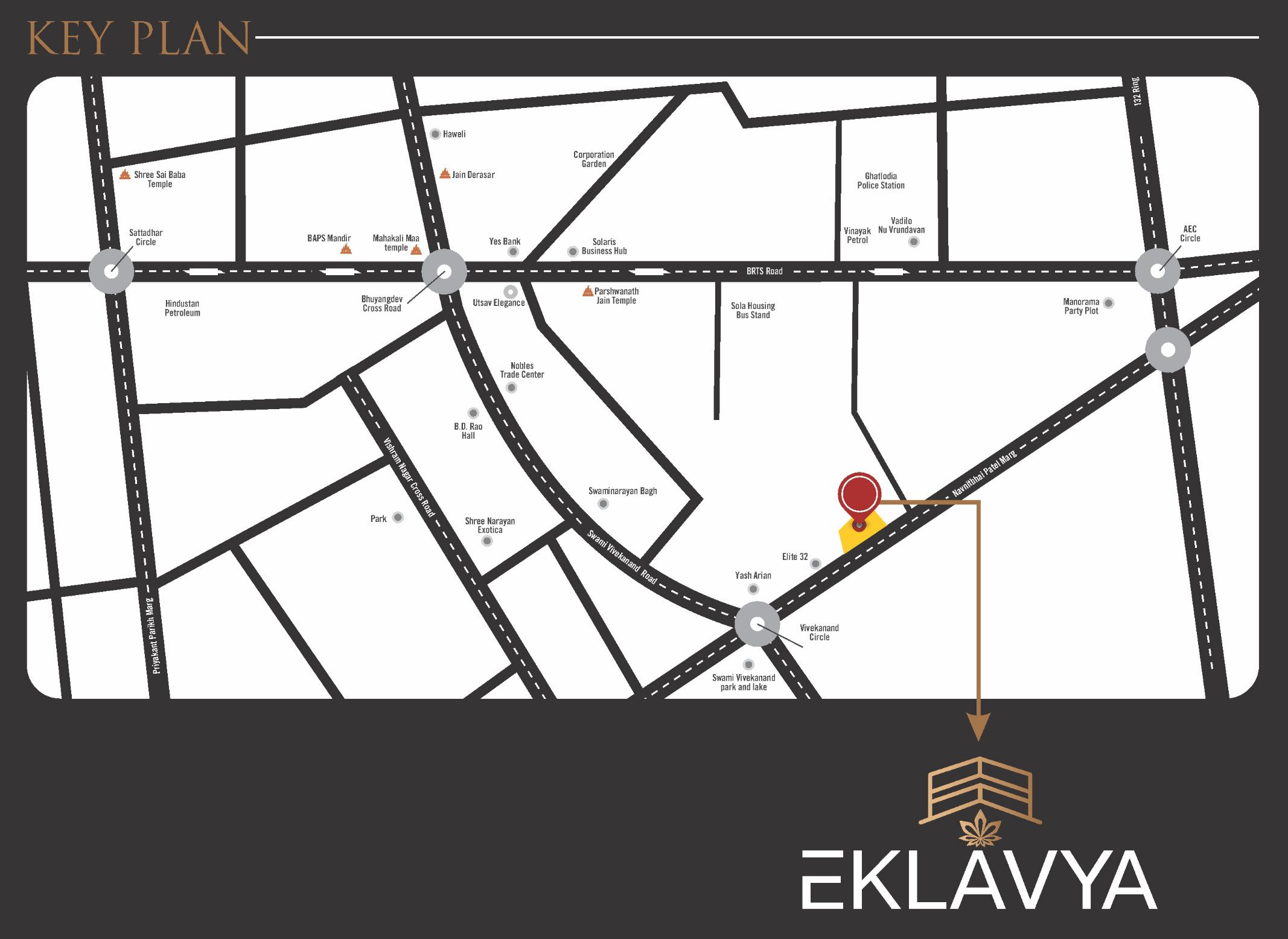 eklavya Location Plan