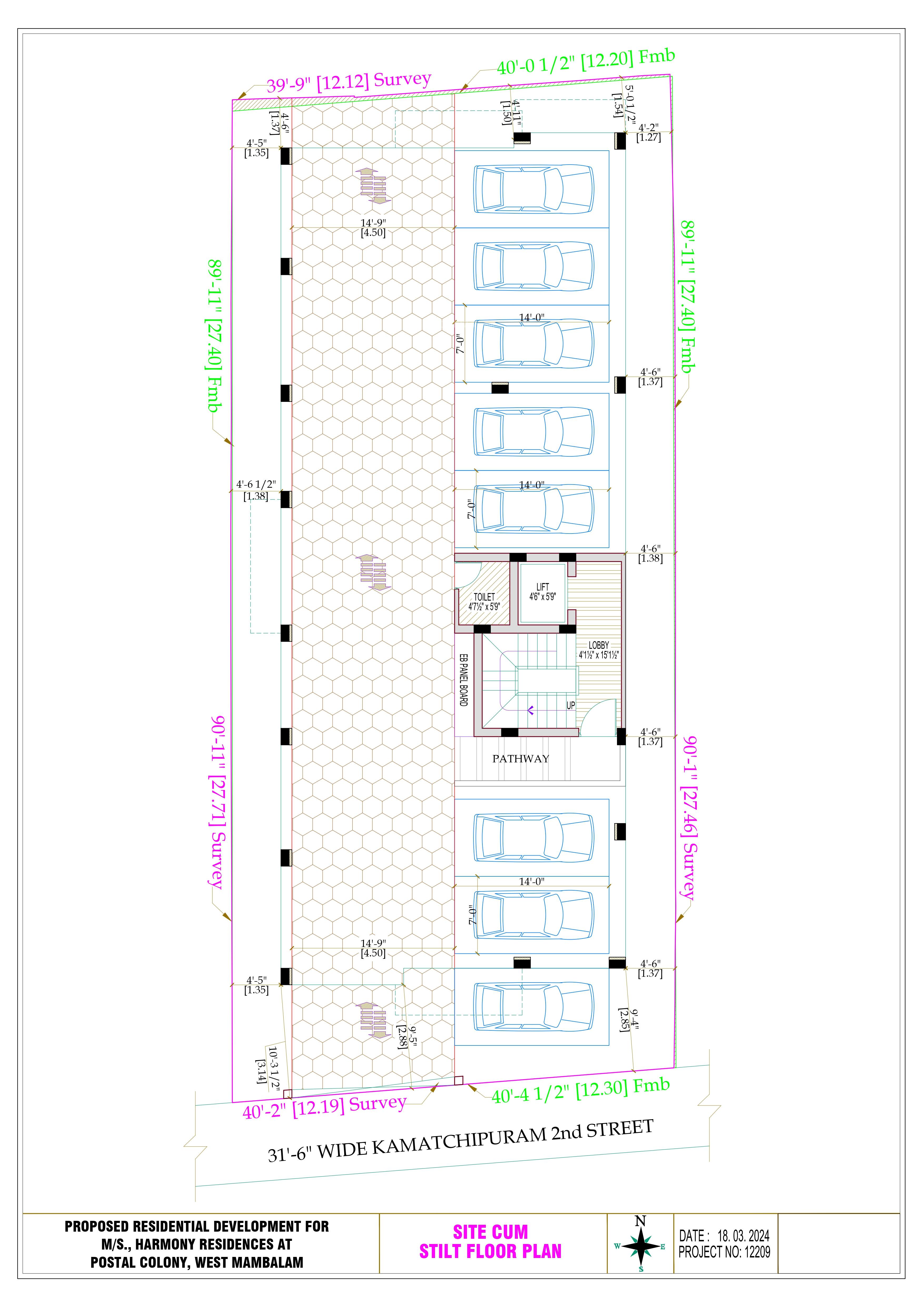 sruthi Harmony Sruthi Cluster Plan for ground Floor