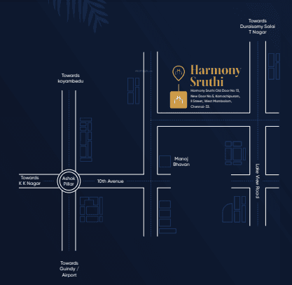 harmony-sruthi Location Plan