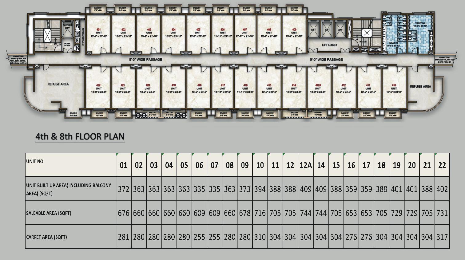 metro-city-commercial-2-phase-3 Metro City Commercial 2 Phase 3 Cluster Plan for 4th Floor