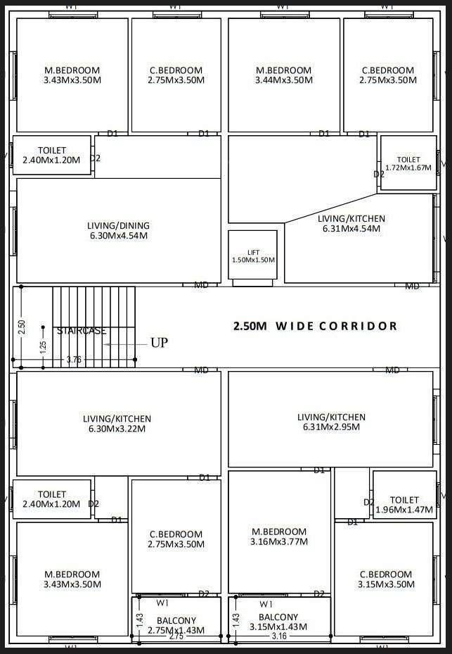 anand-kutheer Anand Kutheer Cluster Plan from 1st to 5th Floor