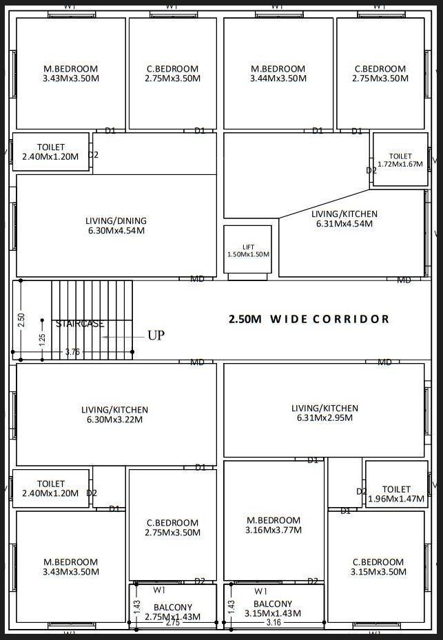 anand-kutheer Anand Kutheer Cluster Plan from 1st to 5th Floor