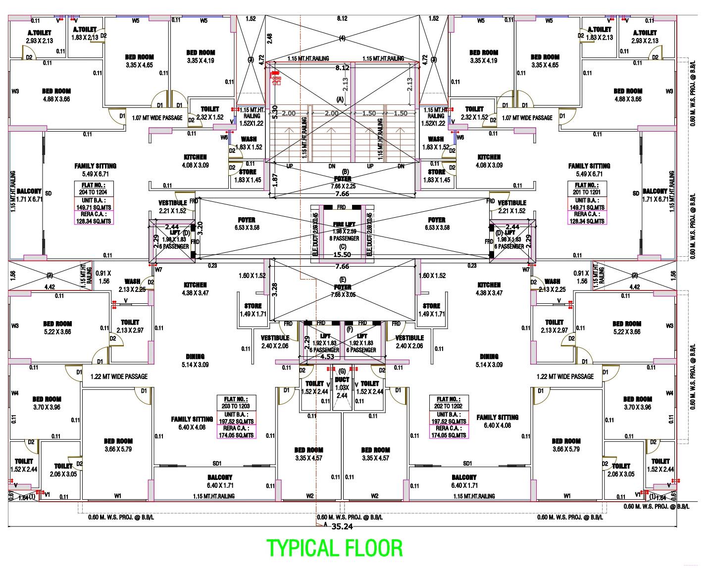empire-sky-epitome Empire Sky Epitome Cluster Plan from 2nd to 13th Floor