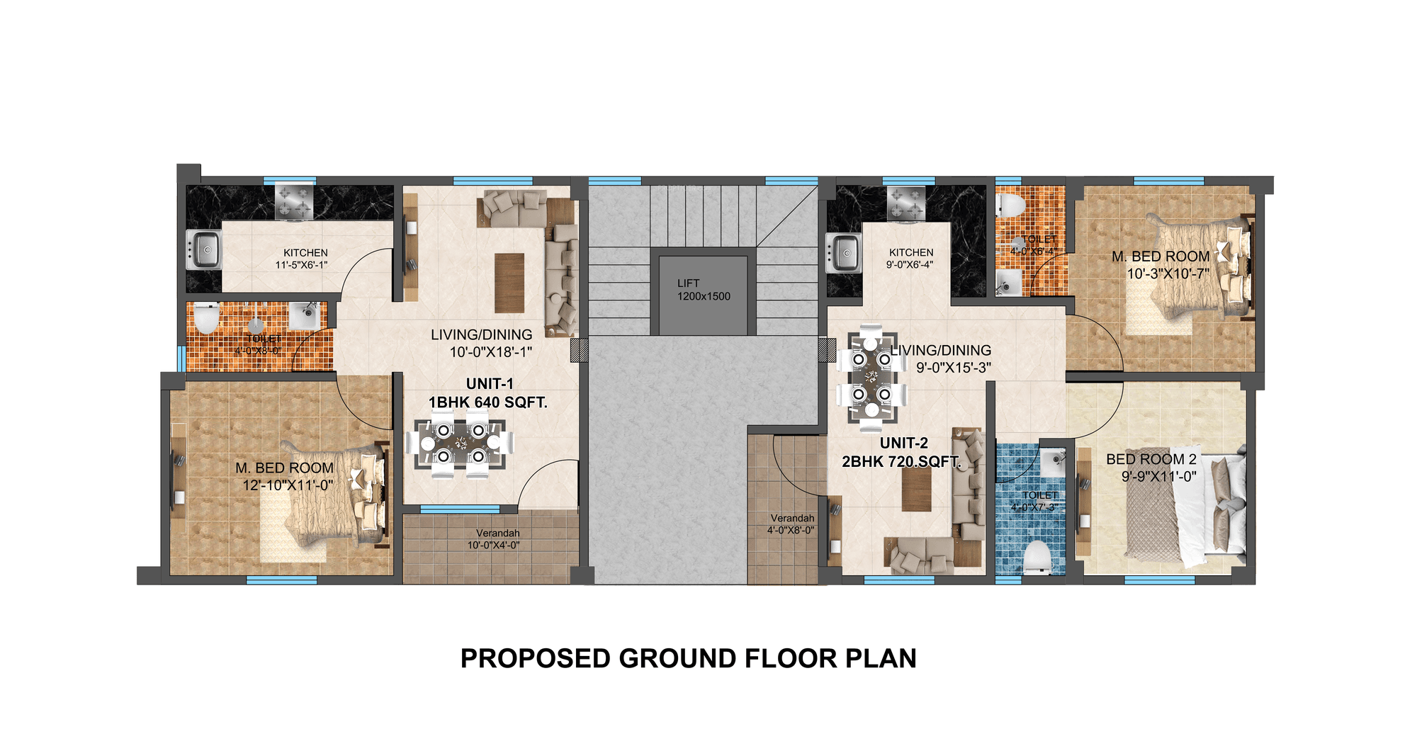 anirban ABS Anirban's Cluster Plan for ground Floor