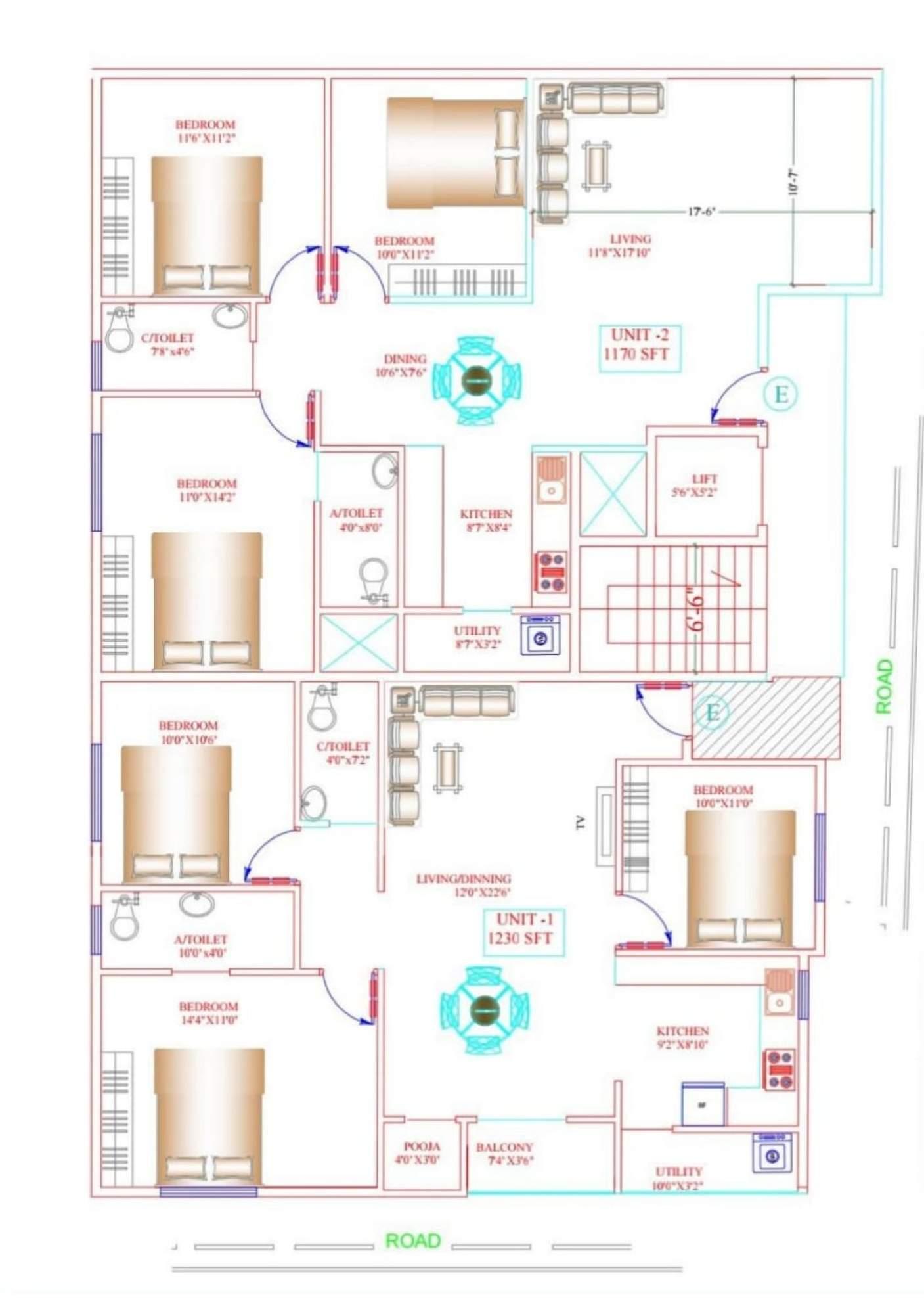 sms-enclave SMS Enclave Cluster Plan from 1st to 5th Floor