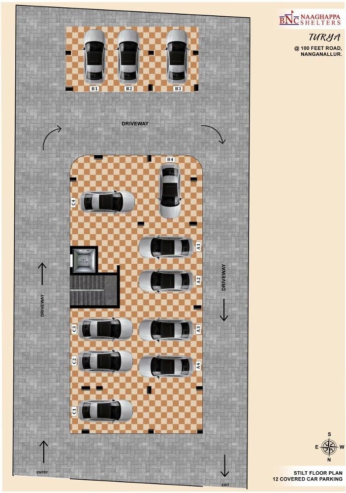 turya Turya Cluster Plan Ground Floor