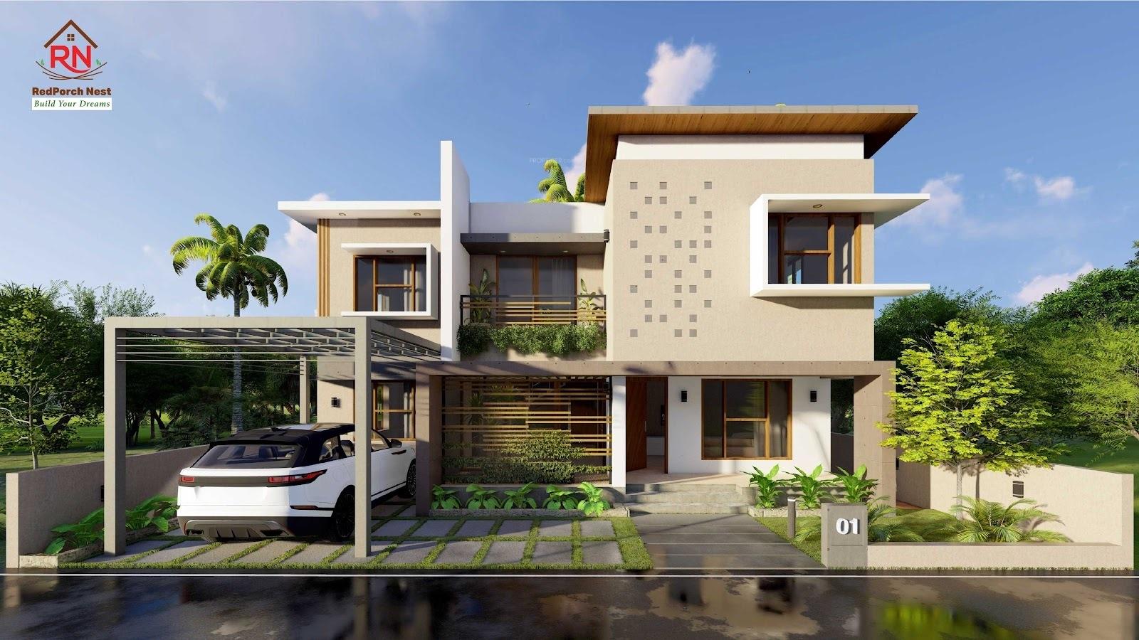 gated-community-villa Elevation