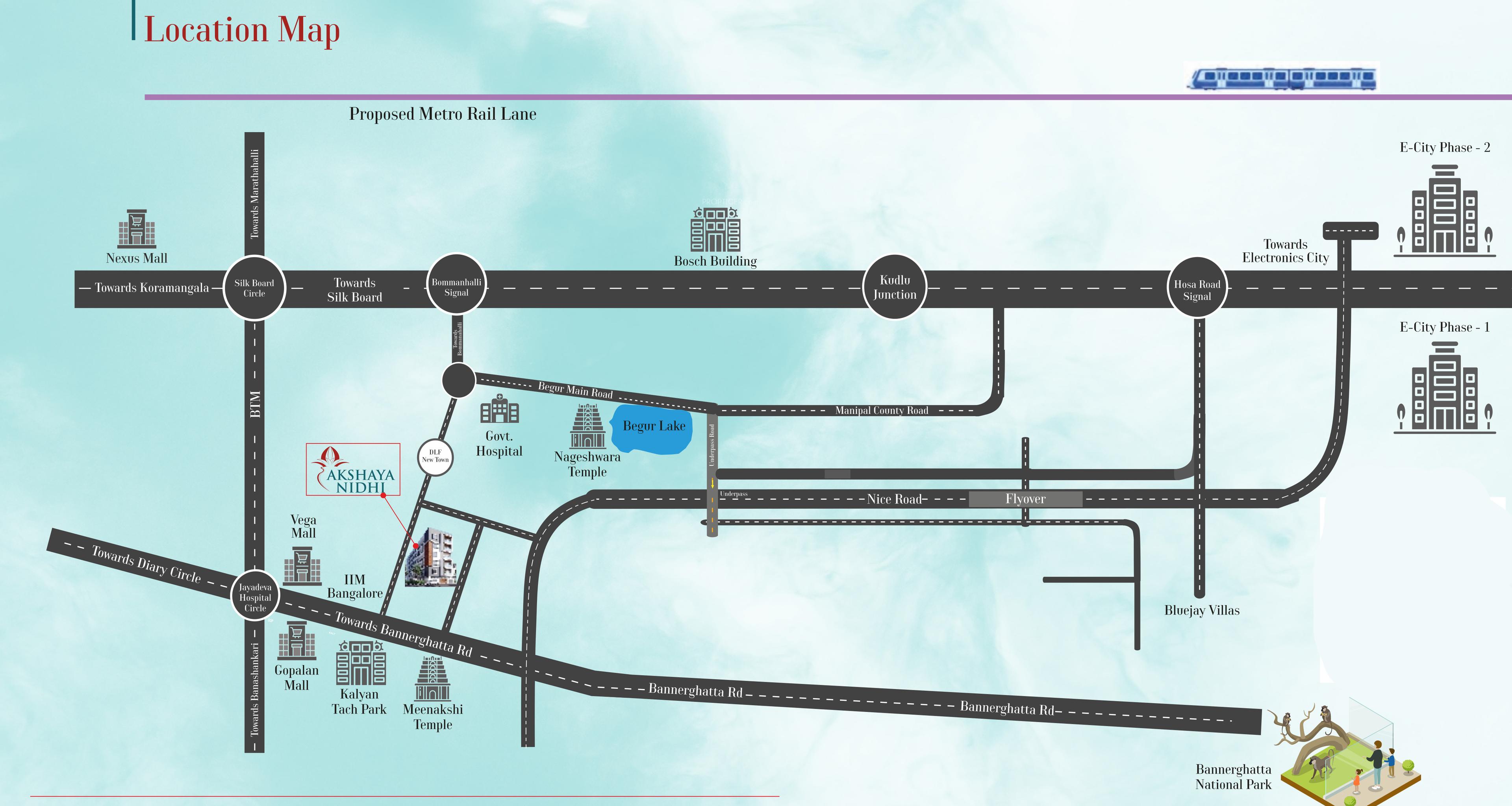 akshaya-nidhi Location Plan