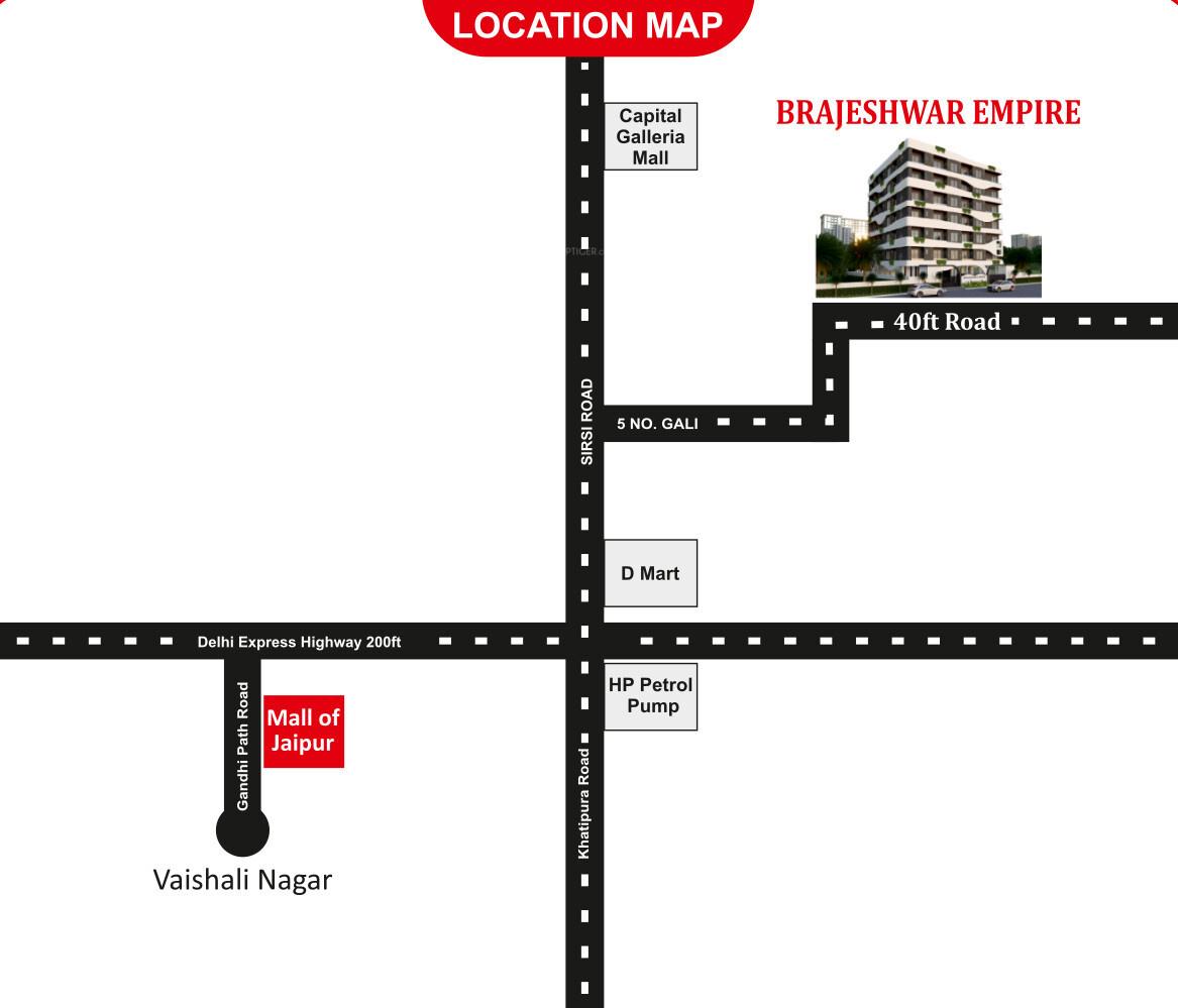 brajeshwar-empire Location Plan