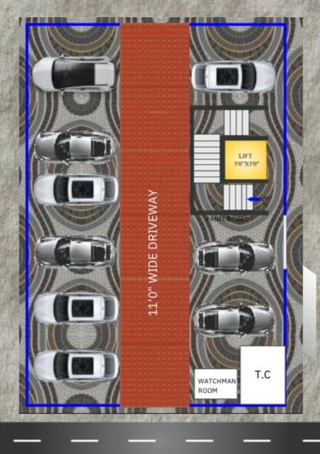 prakruthi-comforts Prakruthi Comforts Cluster Plan for car parking Floor
